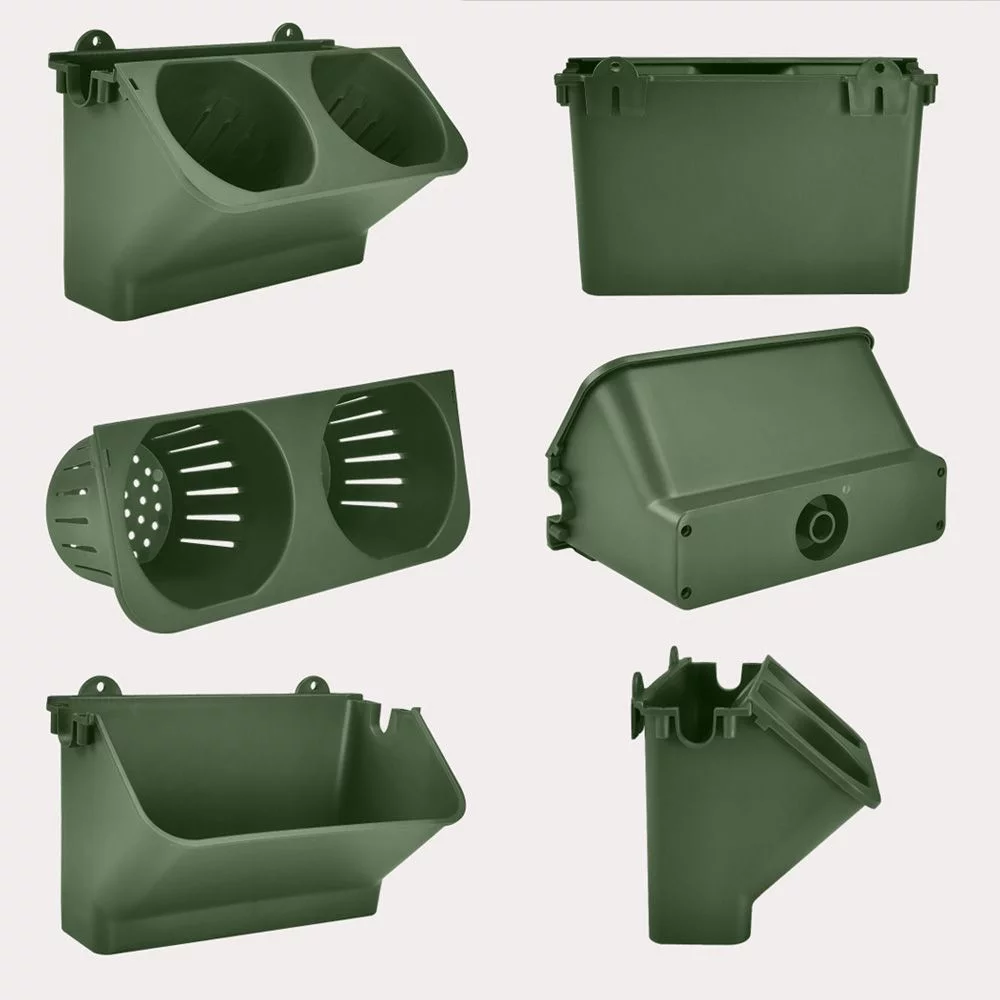 Vertical Stackable Garden Succulents Self Watering Plant Container Flower Pot Wall Hanging Planter LIGHT GREEN