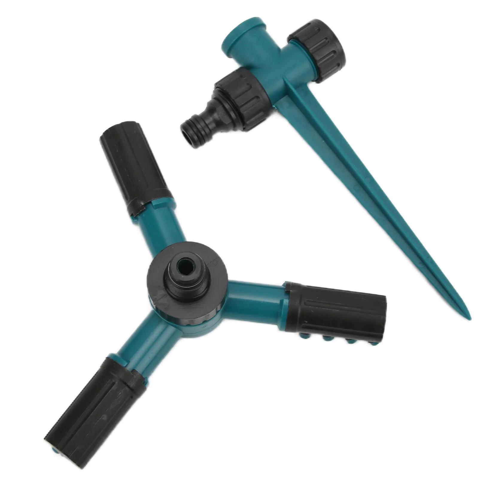 Goldmeet Lawn Sprinkler 360° Rotatable Automatic Garden Sprinkler with Ground Spike for Gardens and Lawns