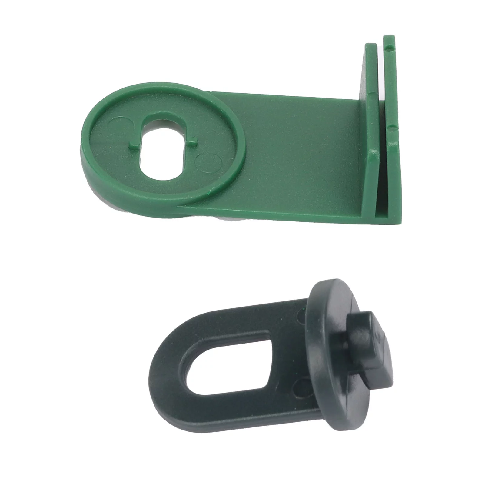 Qukaim Plastic Greenhouse Twist Clips, 50PCS Greenhouse Shading Fixing Clips with 50 Ring Buckle, Insulation Plant Hangers