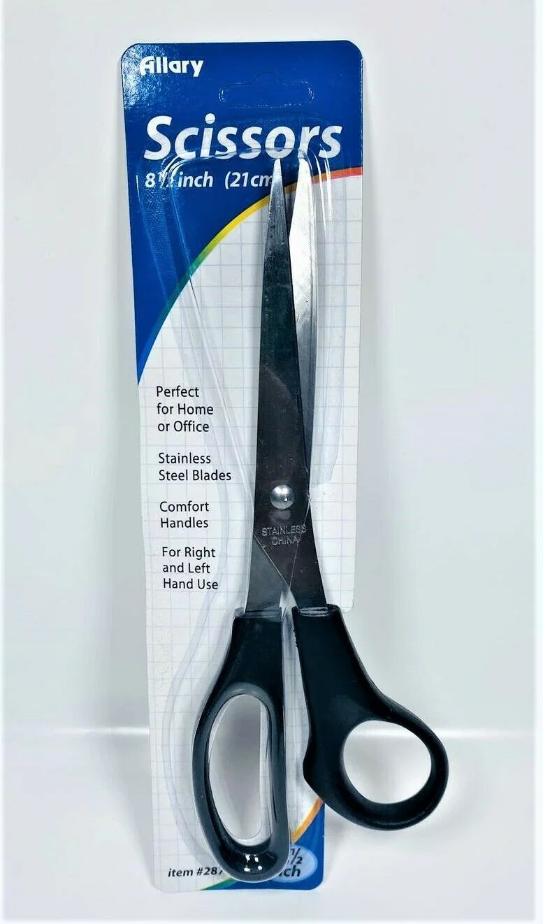 Allary Style #287 Craft Scissors, 8 1/2 Inch,Black