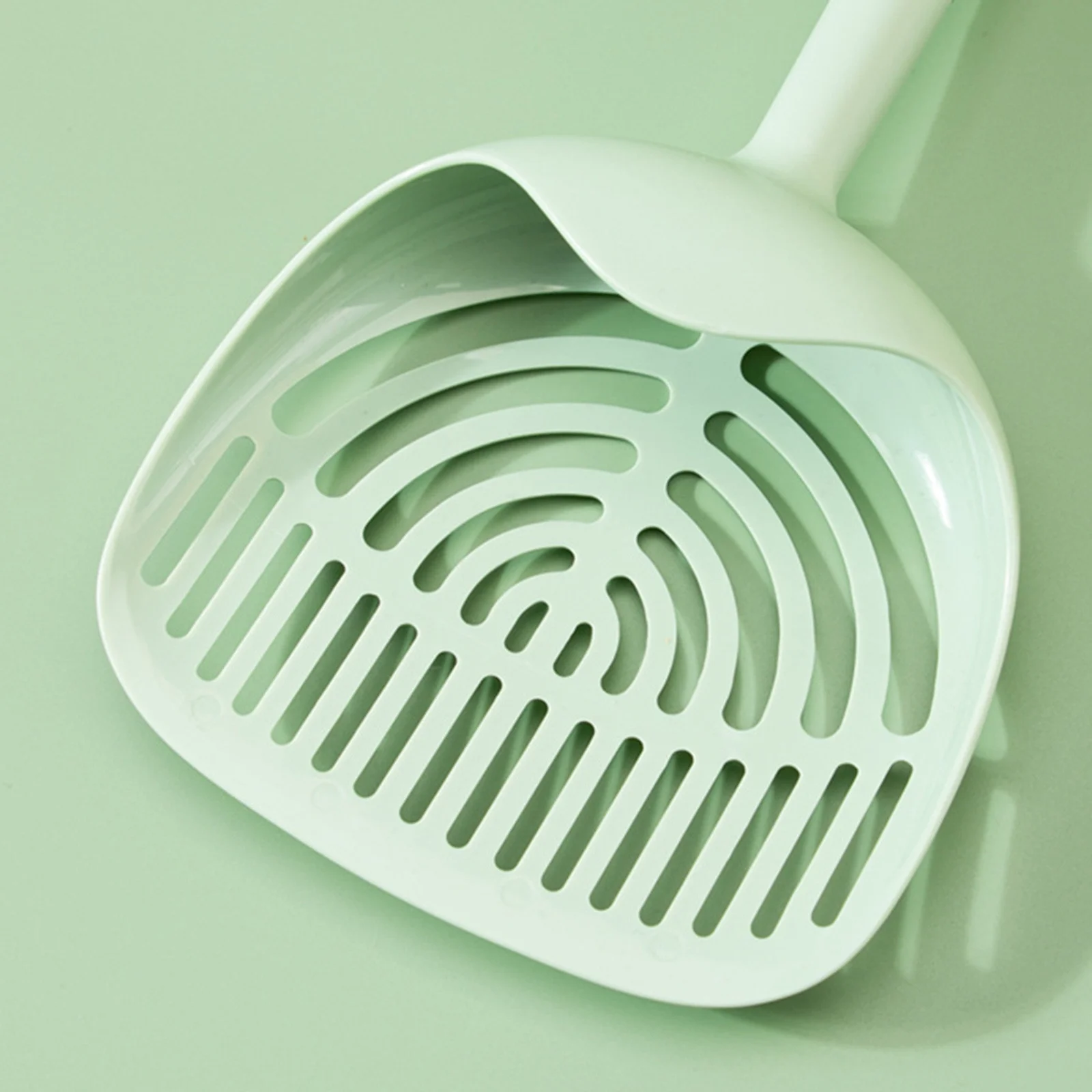 FHKOEGHS Sand Cat Litter Long Handled Cat Litter Scoop Fine Hole Cat Poop Shovel Large Cat Litter