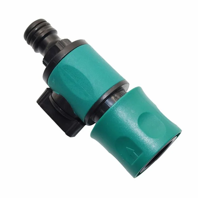 Garden Valve with Quick Connector for Car Wash Garden Watering Agriculture Irrigation Pipe Fittings Control Water Flow 10 Pcs