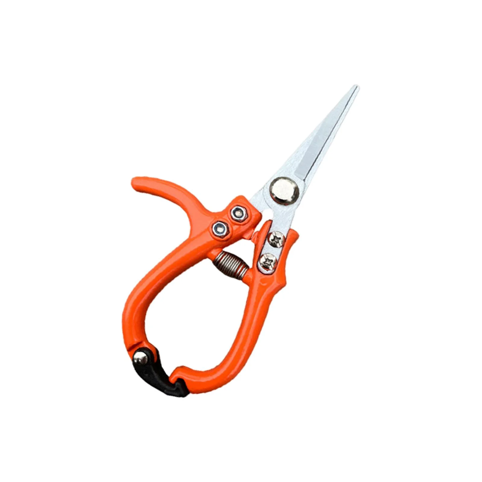 Gardening Shear Bonsai Clippers with Spring Loaded High Carbon Steel Cutter Non Slip Handle Precise Cuts Garden Scissors Pruning Shear straight blade