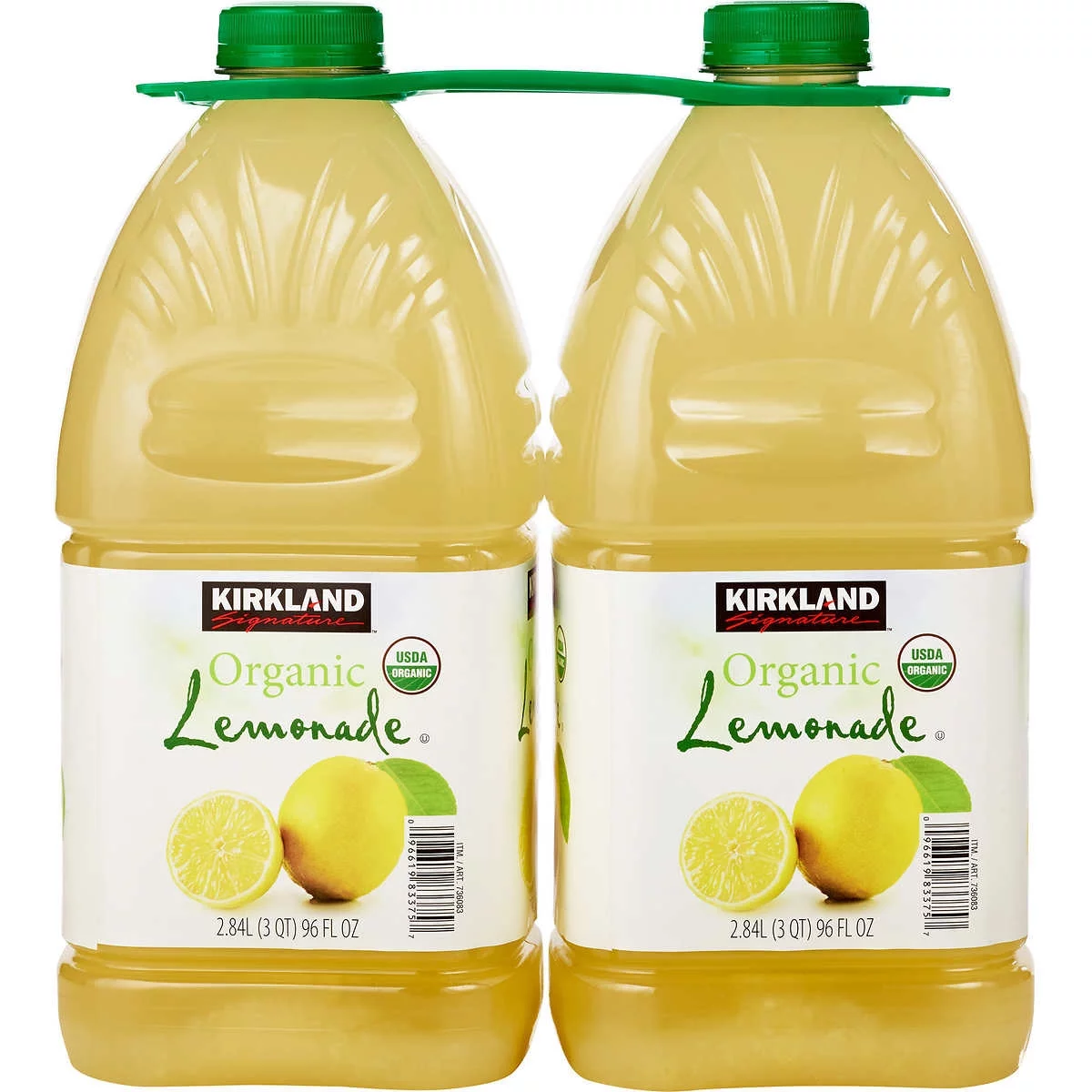 Kirkland Signature Organic Lemonade 96 fl oz 2-count
