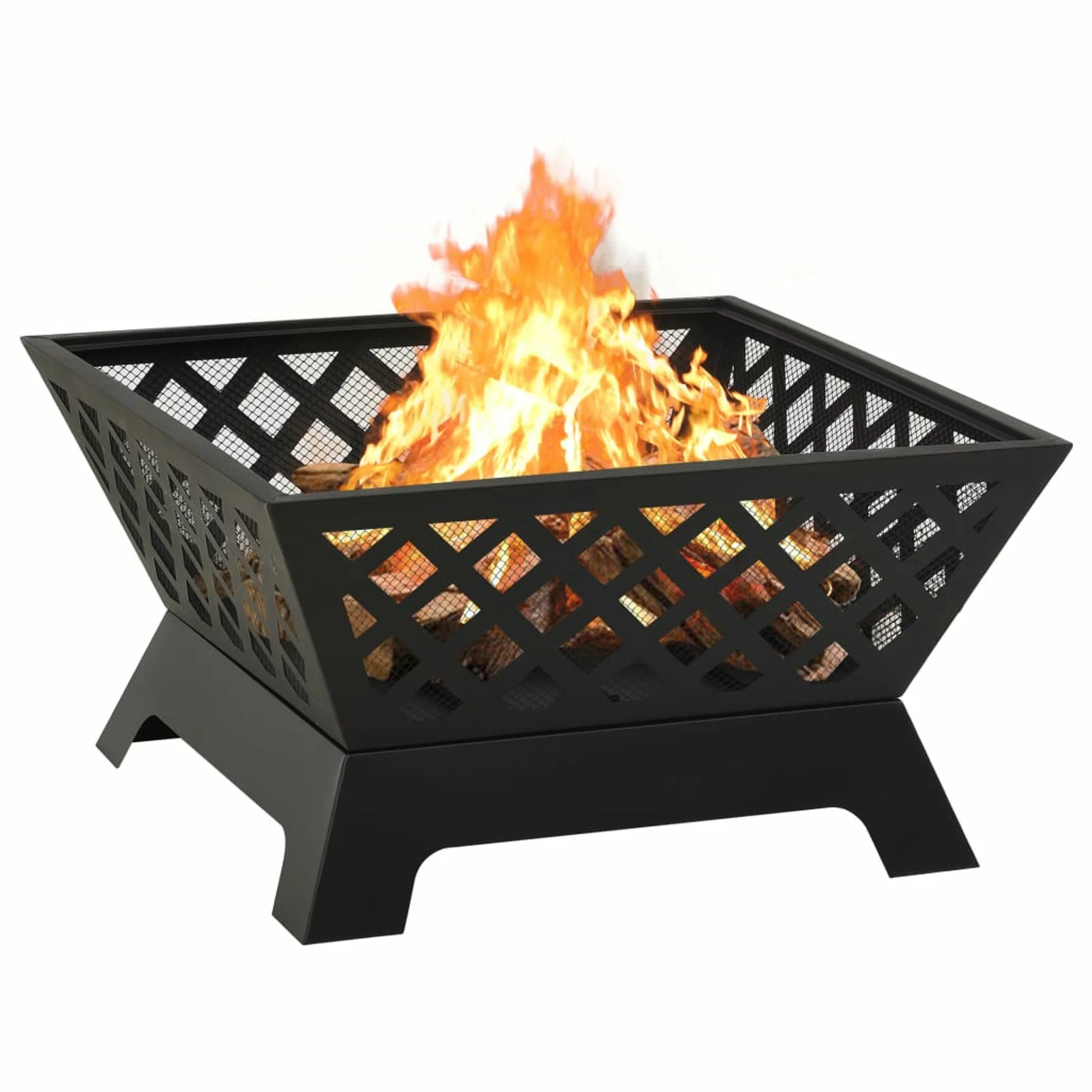 Carevas Fire Pit with Poker 25.2