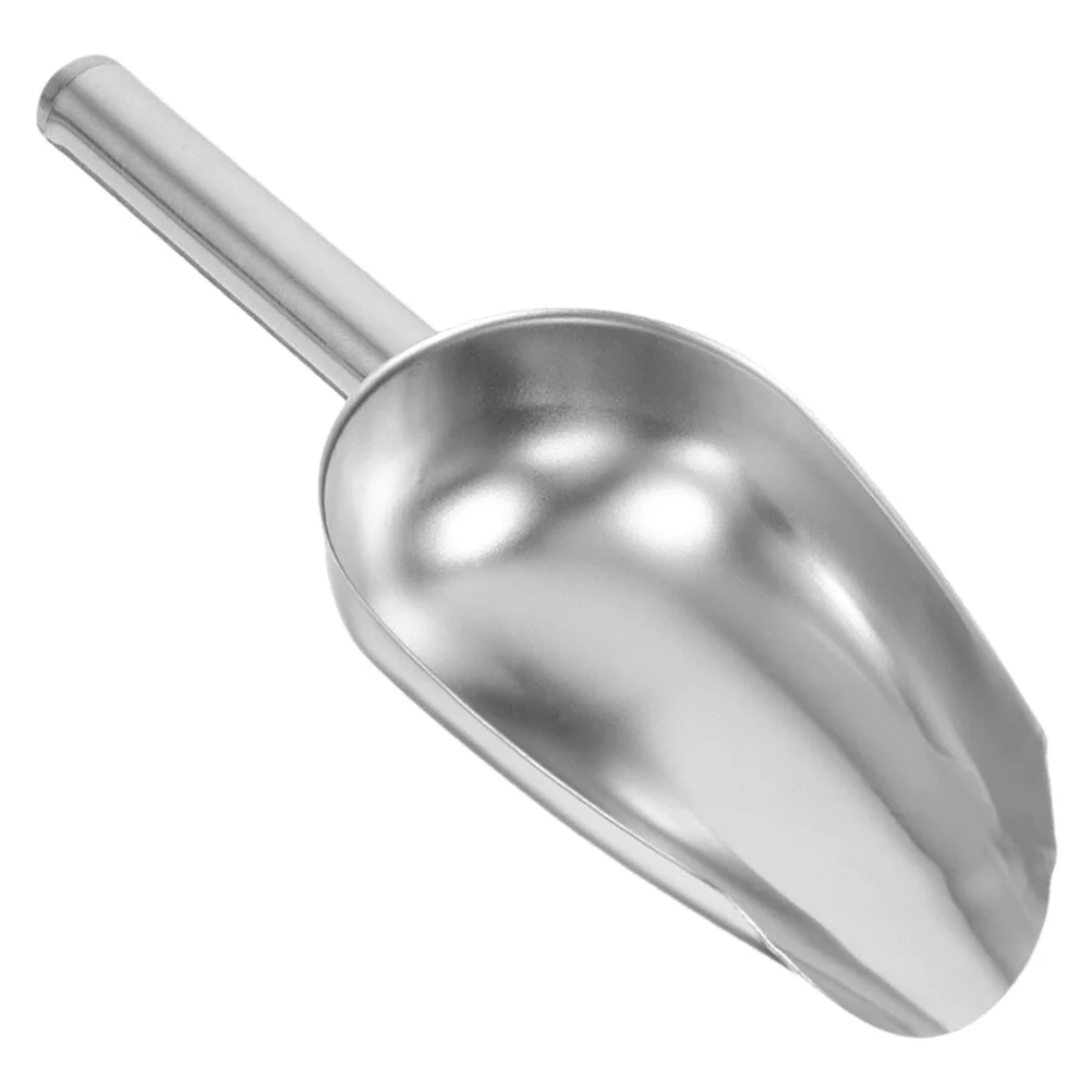 Jibingyi Reusable Flour Scoop Metal Shovel Ice Cube Shovel French Fries Scoop Kitchen Shovel