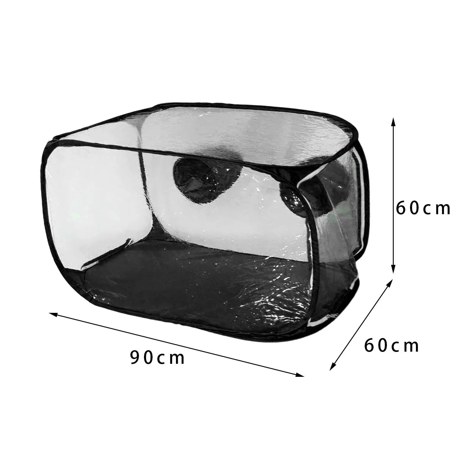 oshhnii Garden Greenhouse Planters Box Foldable Waterproof Easy to Use Mushrooms Growing black