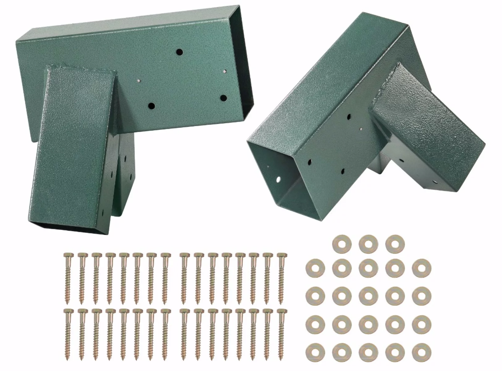Machrus Swingan A-Frame Bracket - Green Powder Coating - Bolts Included- Set of 2