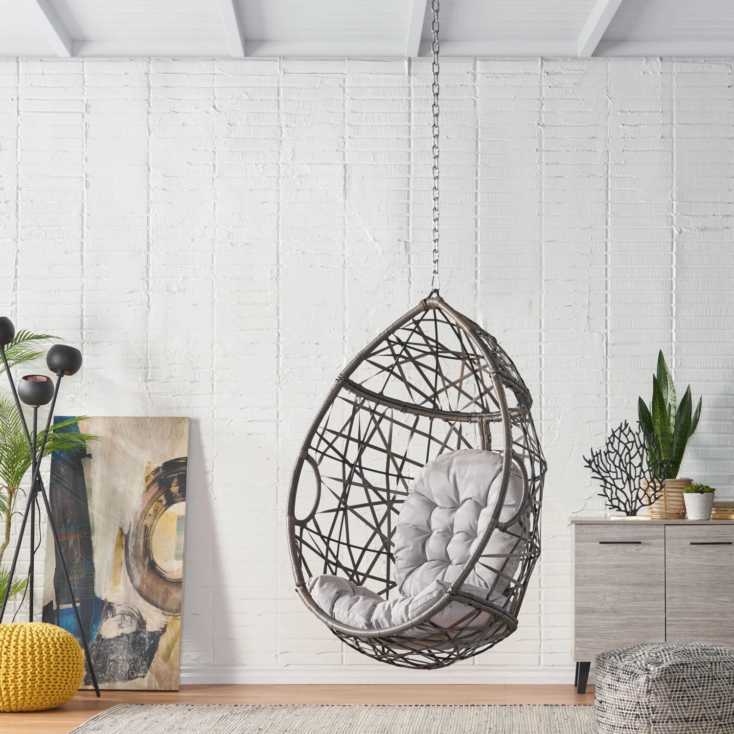LOS ALAMITOS HANGING CHAIR WITH 8FT CHAIN