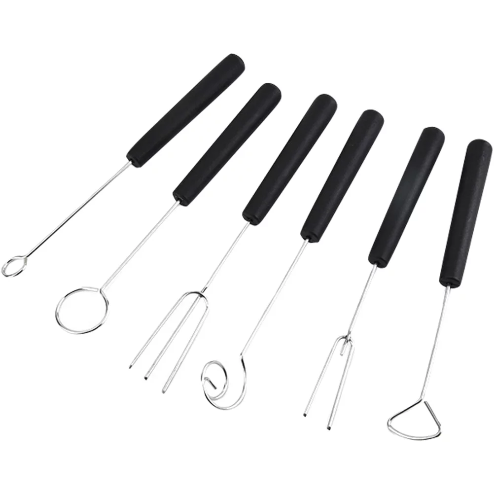 HOMEMAXS 1 Set of Candy Dipping Tool Kit Chocolate Dipping Tool Dipping Fork Stainless Steel Fork