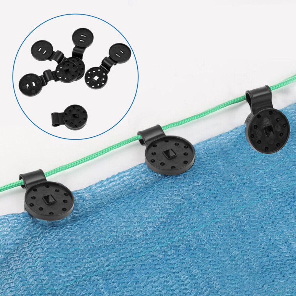 KKMOL Sunshade Net Clip Garden Greenhouse Shade Cloth Fix Clamp Hook Tool
