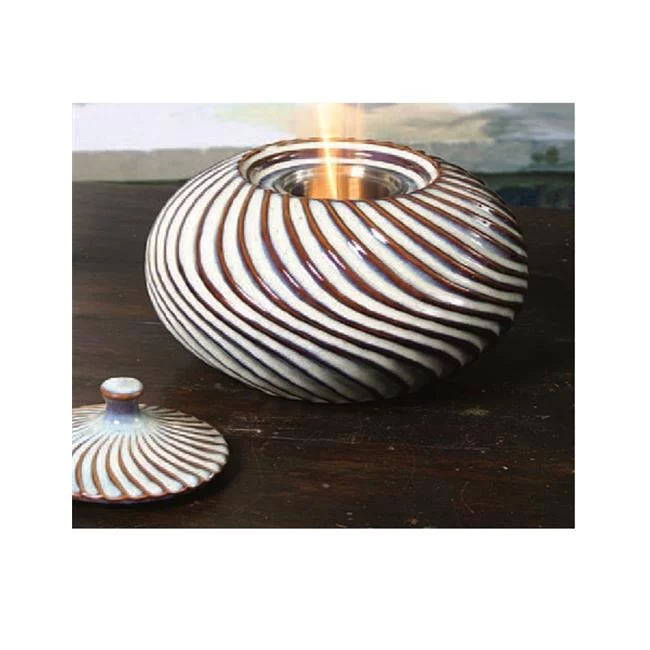 Marshall Home MBL-66-2-1750N 10 W x 6.5 H In.- Aladdin Ceramic Firepot