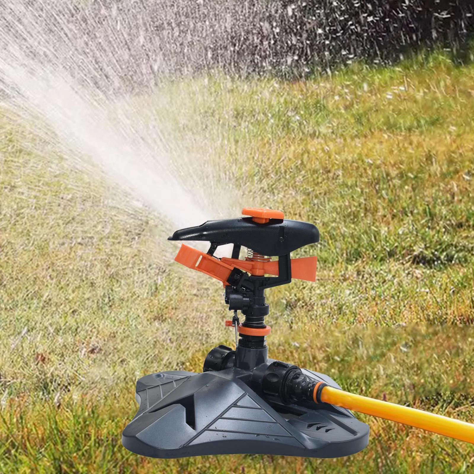 Garden Tool, Garden Hose Sprinkler for Yard, Upgrade 360 Degree Lawn Irrigation System Garden Hose Sprinkler, for Yard Plants