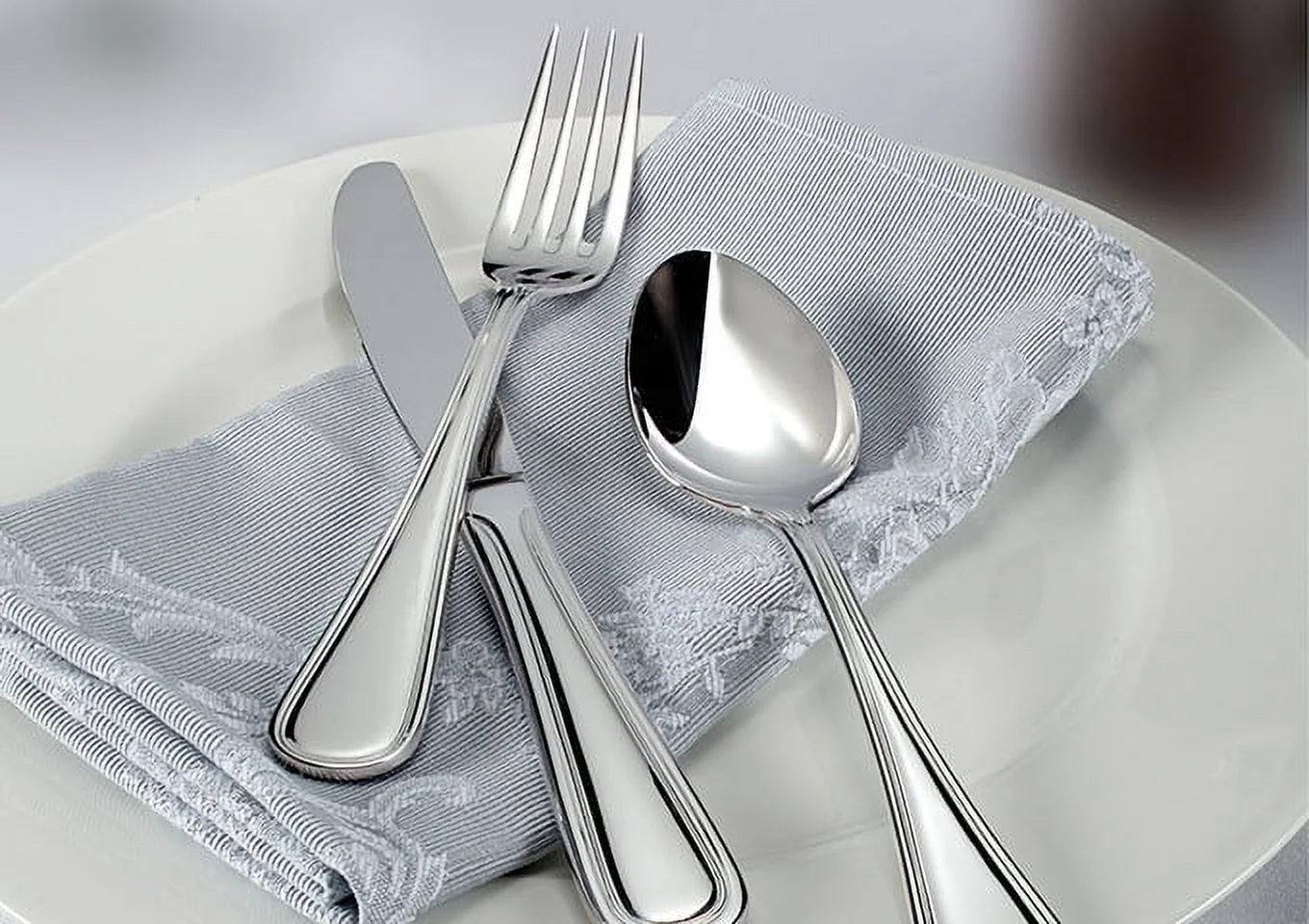Winco Continental Dinner Forks, Silver, Pack Of 12 Forks