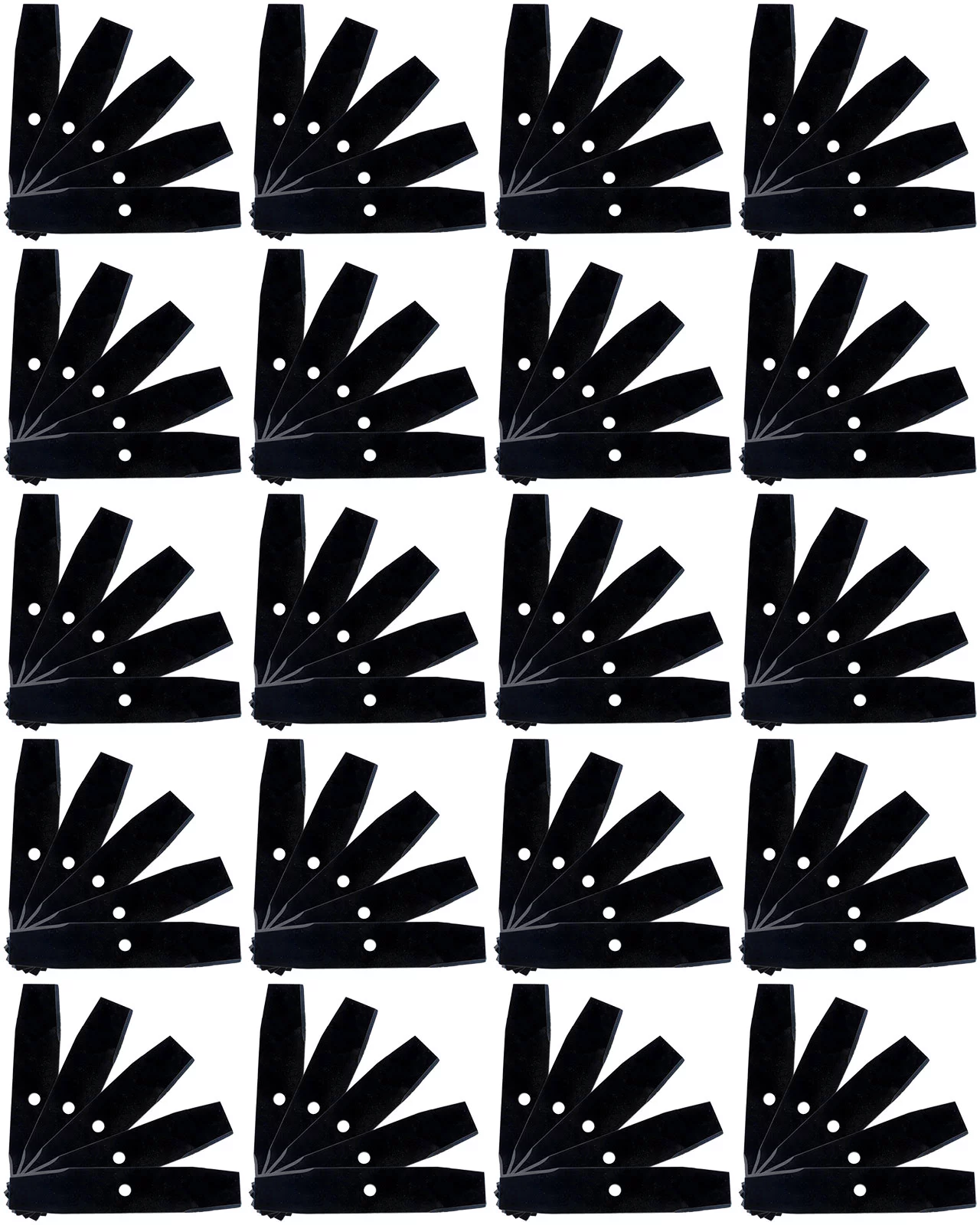 100 Edger Blades Heat Treated for Mclane Lesco® Tanaka Sunbelt® Stens Edgewater