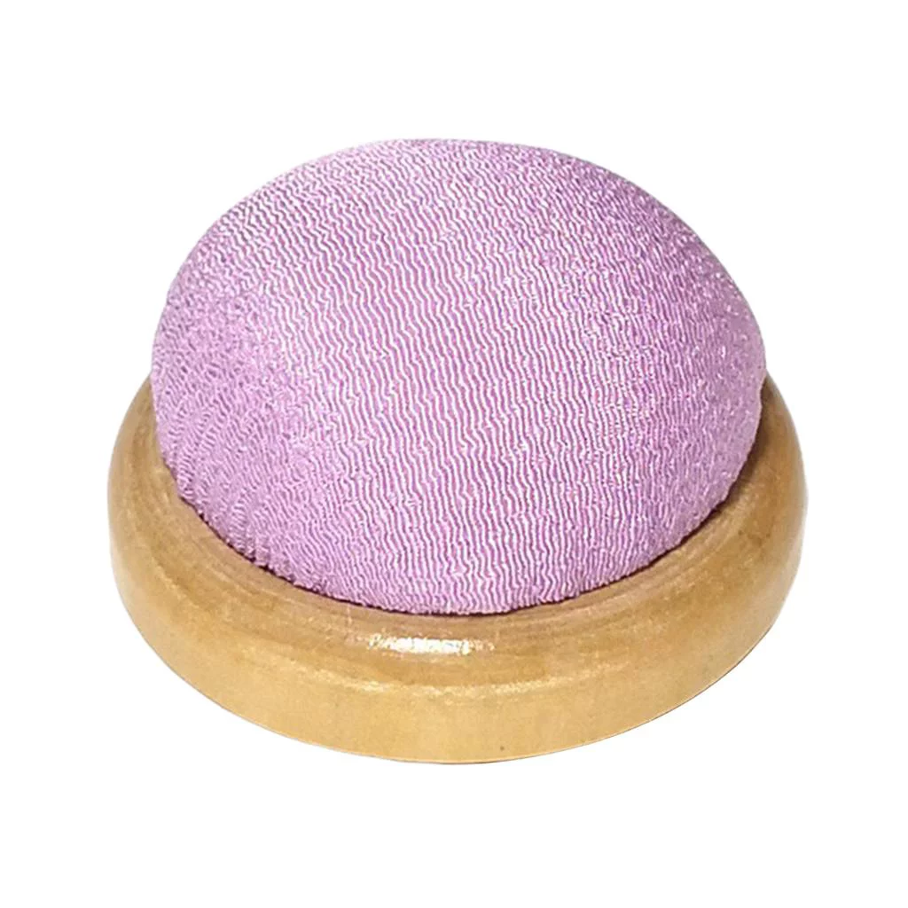 Wooden Base Pincushion Pin Cushion Pillow Stitching Embroidery Sewing Supplies
