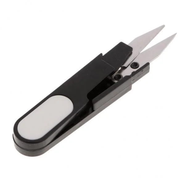 HILABEE 5xMini Sewing Scissors Yarn Small Snips Trimming Handle Black 5 Pcs