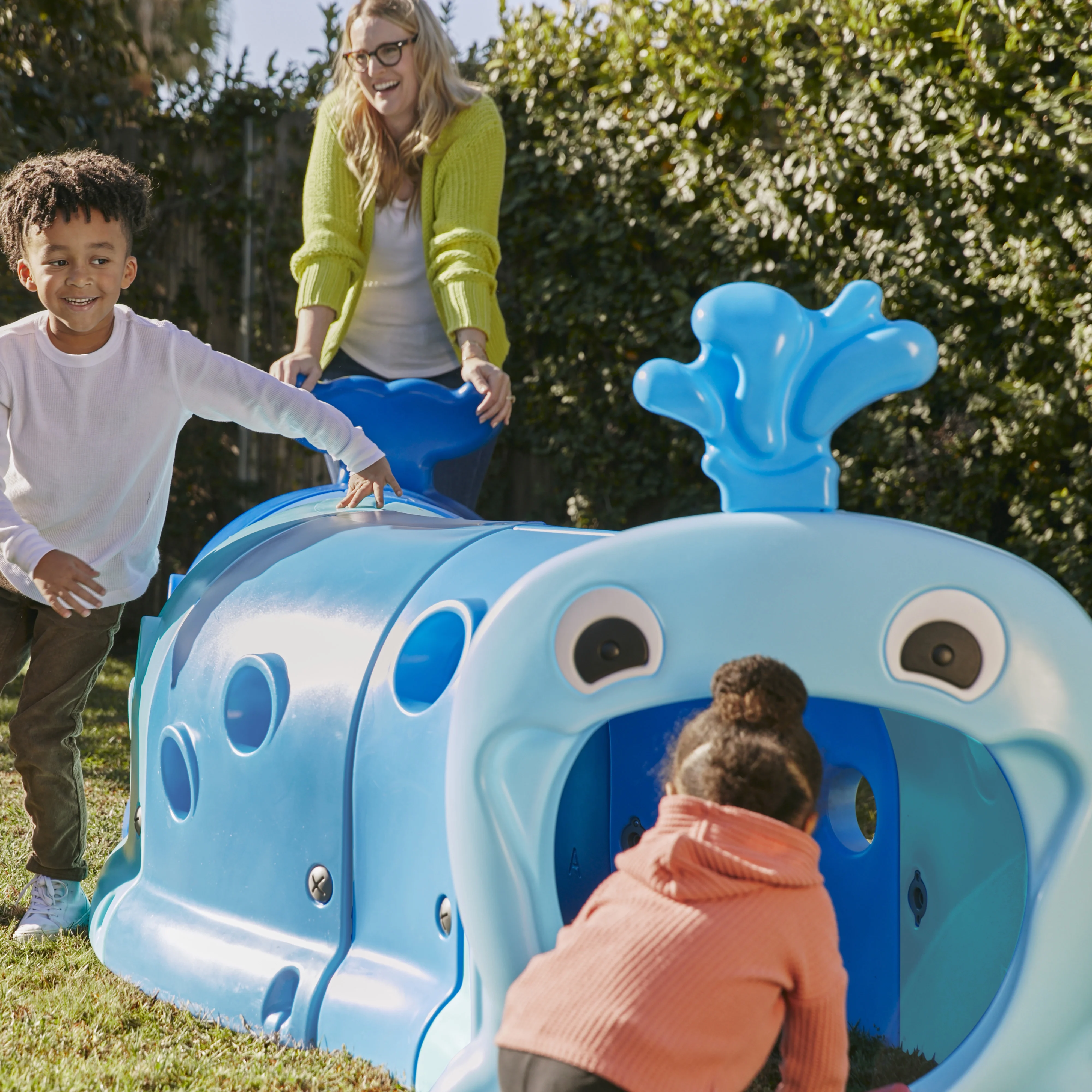 ECR4Kids Willow Climb-N-Crawl Whale, Mega