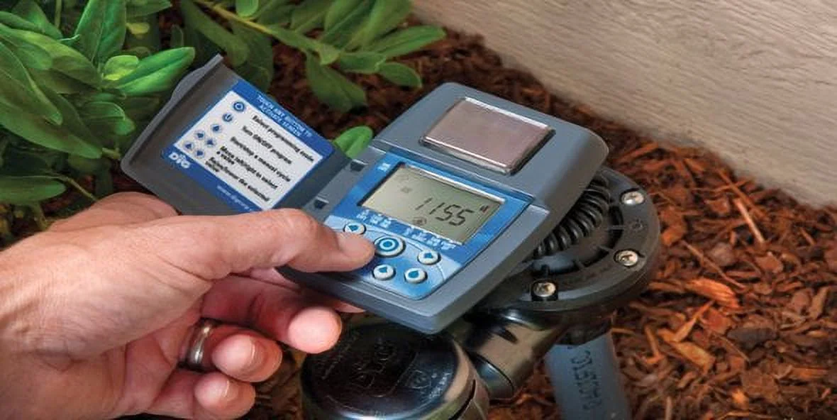 DIG ECO1ILV.075 Single Station Solar Powered Irrigation Controller Including on a 3/4