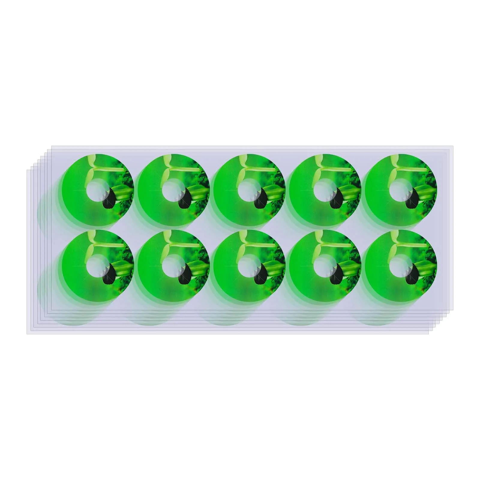 100 Pieces Seed Pot Labels, Pattern, Waterproof Easy to Paste,  Label, for Mark Plants and Understand Plant Growth