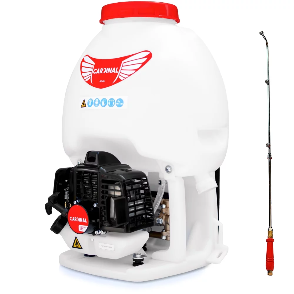 CARDINAL 1.8HP Gas Powered Backpack Sprayer 435 PSI Pump and 5 Gallon Tank for Liquid Insecticide Pest Control