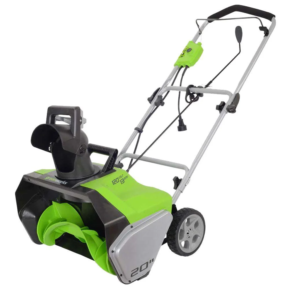 Refurbished Greenworks 20 in. 13 Amp Electric Snow Blower-SN20130
