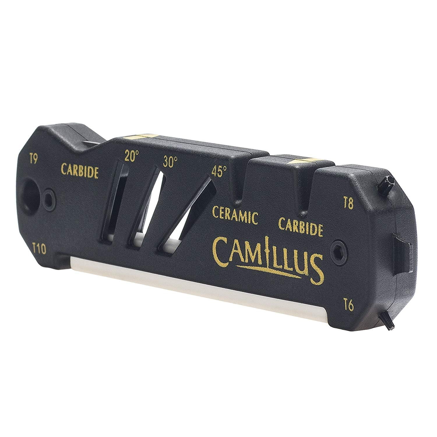 Camillus Glide Multi-Angle Carbide Sharpener, Black