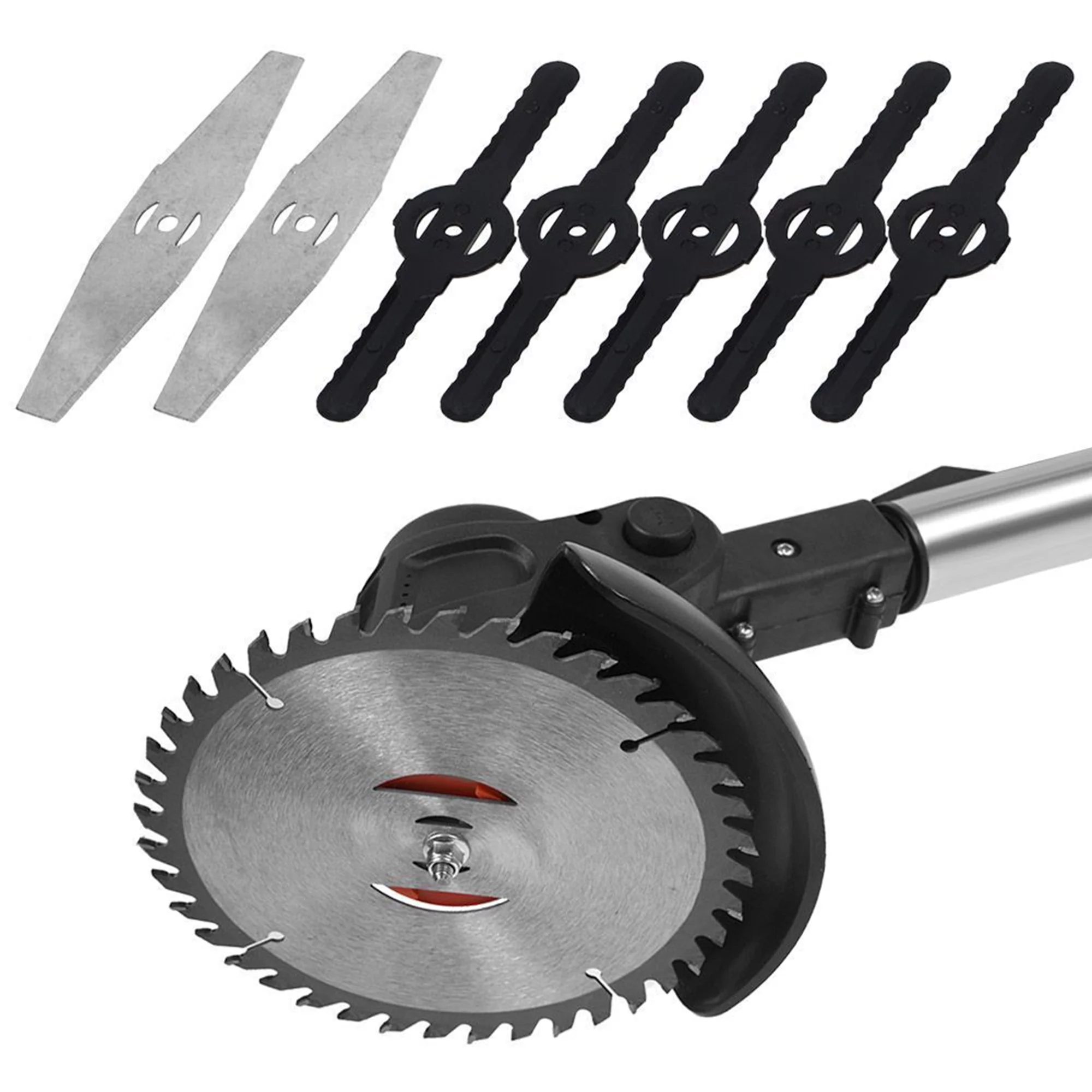 Electric Weed Trimmer Lawn Edger Grass String Cutter with 2 Battery 1 Charger