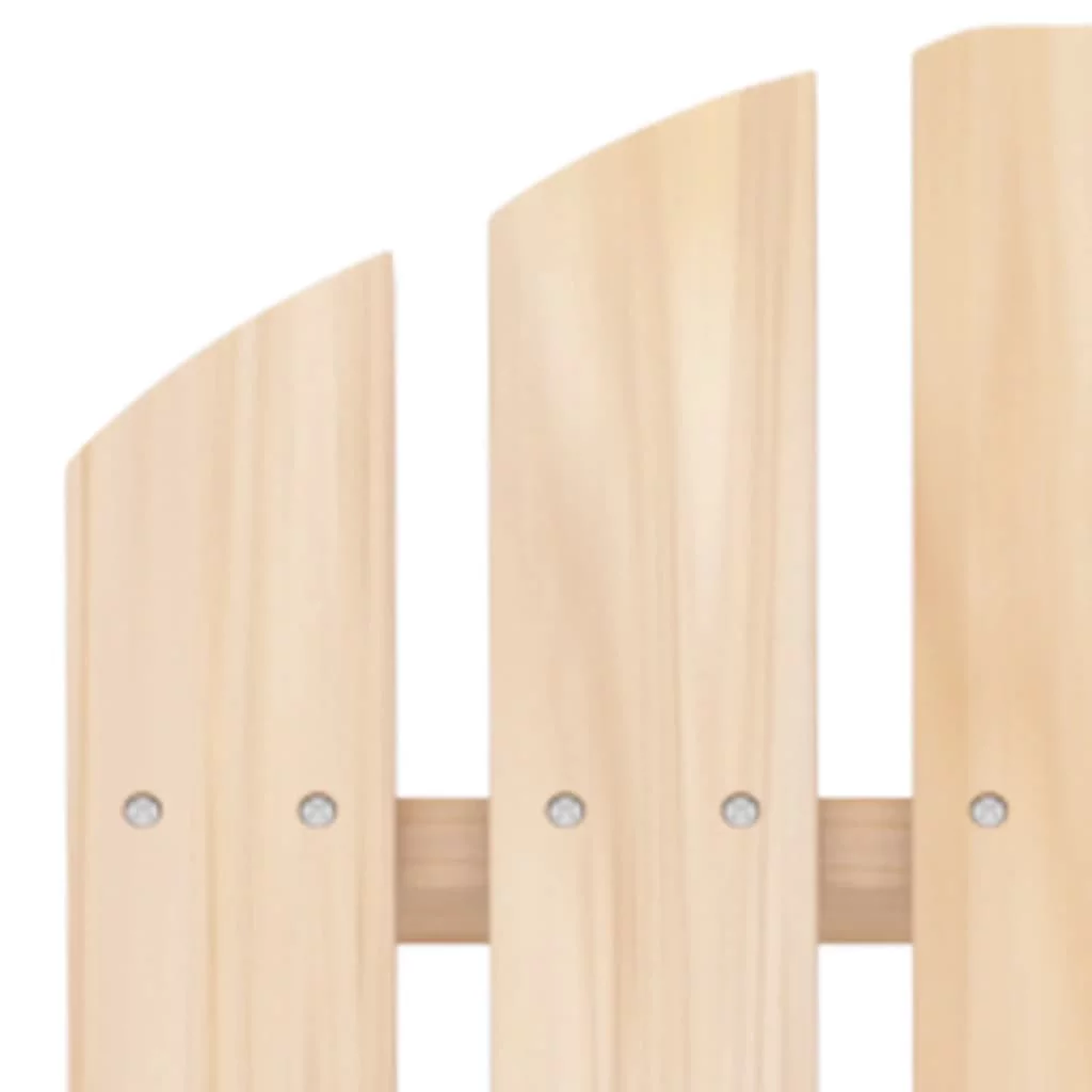 moobody Patio Adirondack Chair with Ottoman Solid Fir Wood