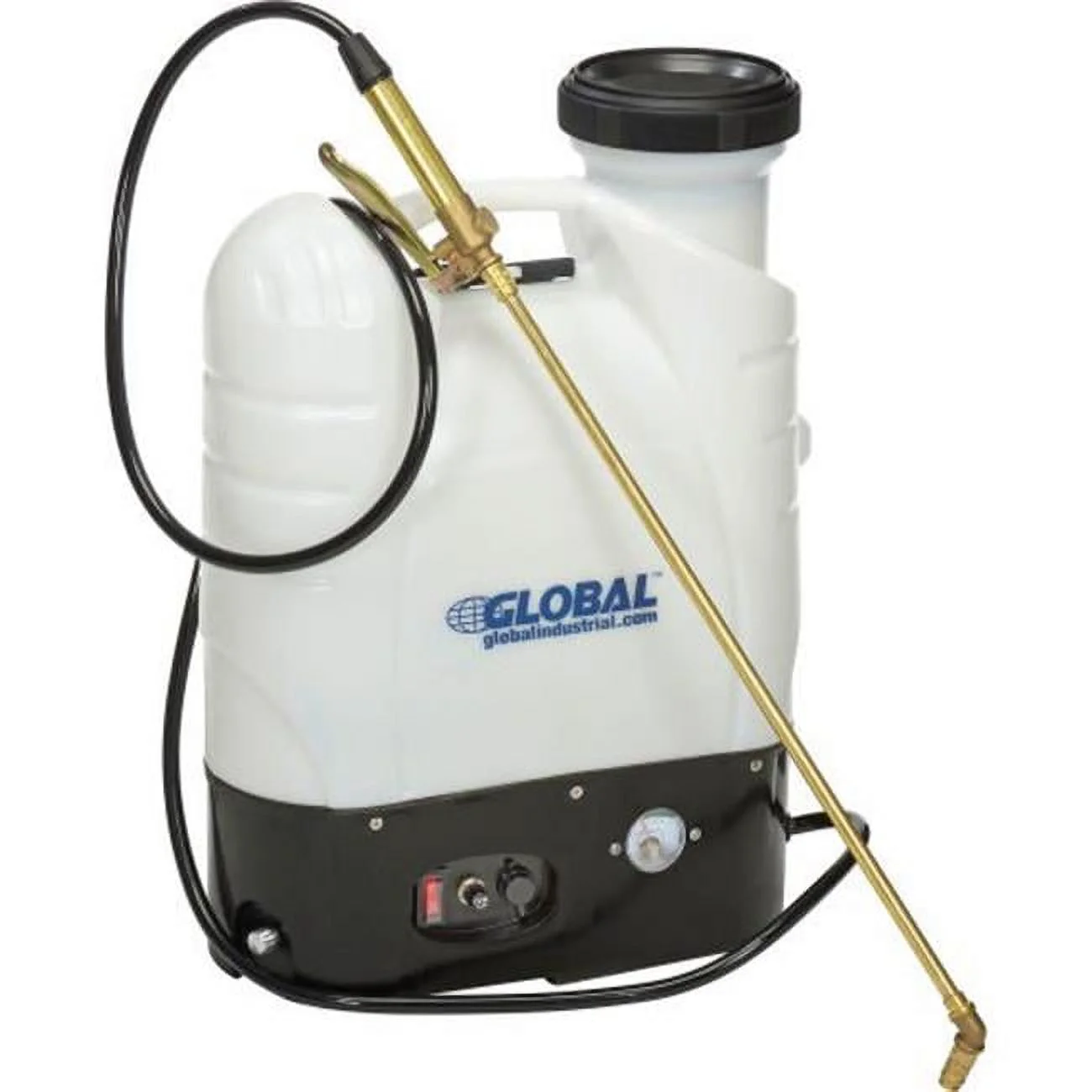 Commercial Duty Battery Operated No Pump Backpack Sprayer with Brass Handle