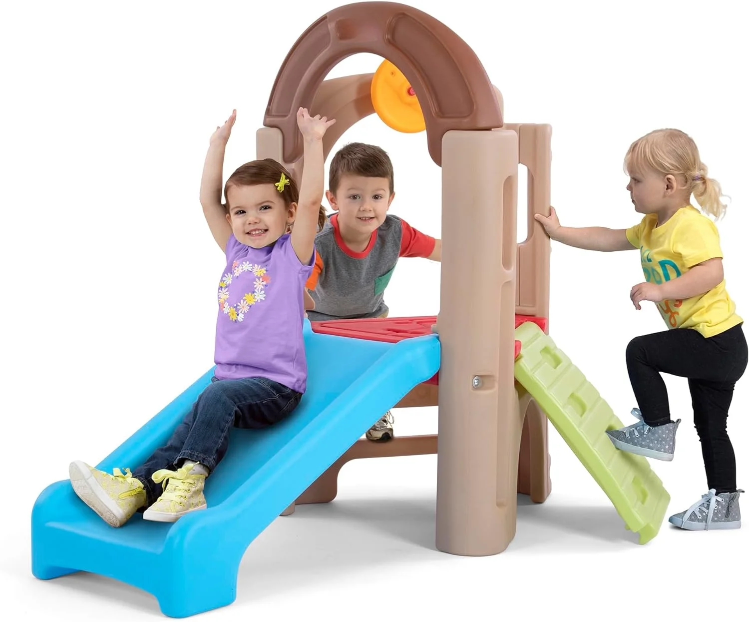 Young Explorers Activity Climber - Indoor or Outdoor Climber and Activity Playset for Toddlers and Kids, Made in USA