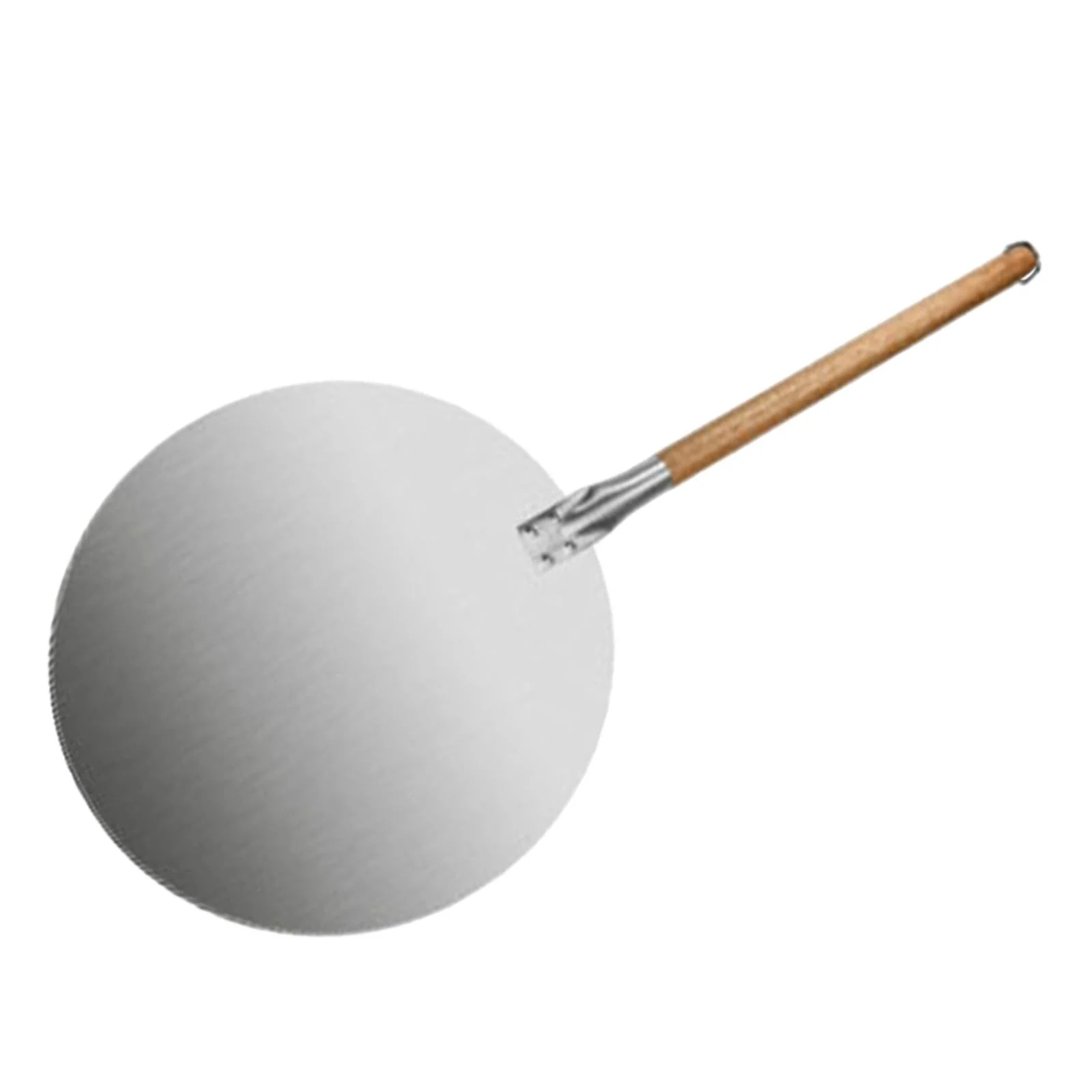 TISHITA Stainless Steel Pizza Peel Pizza Paddle Oven Accessories Homemade Pizza Bread with Wooden Handle Metal for Pizza Cheese Bread S