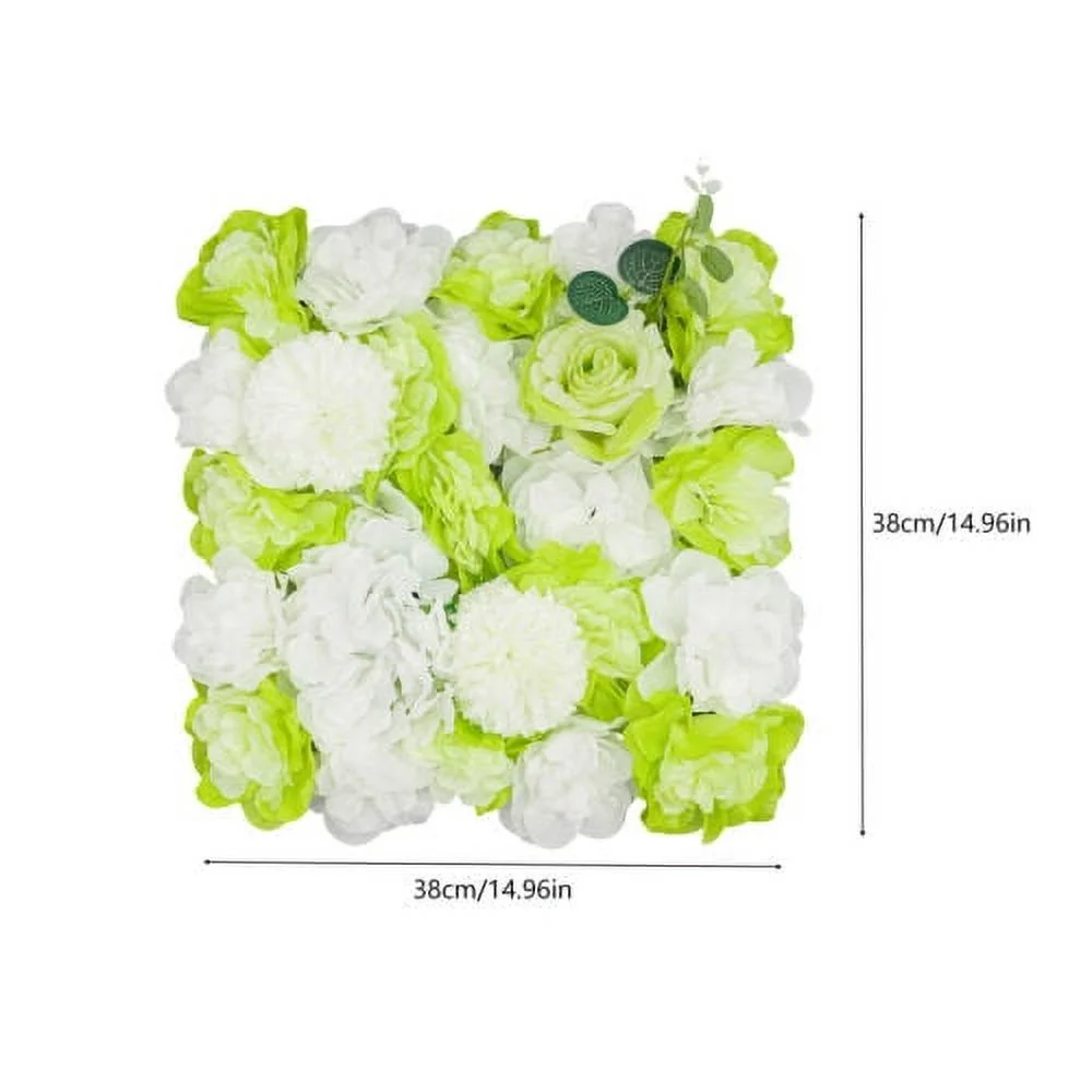 Birthday Decor Floral Wall Background 38*38cm Artificial 3D Flower Wall Panels