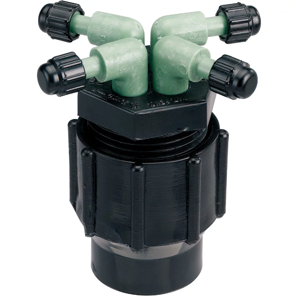 2 PK, Orbit 67025-Orbit DripMaster 4-Port Full Flow Manifold