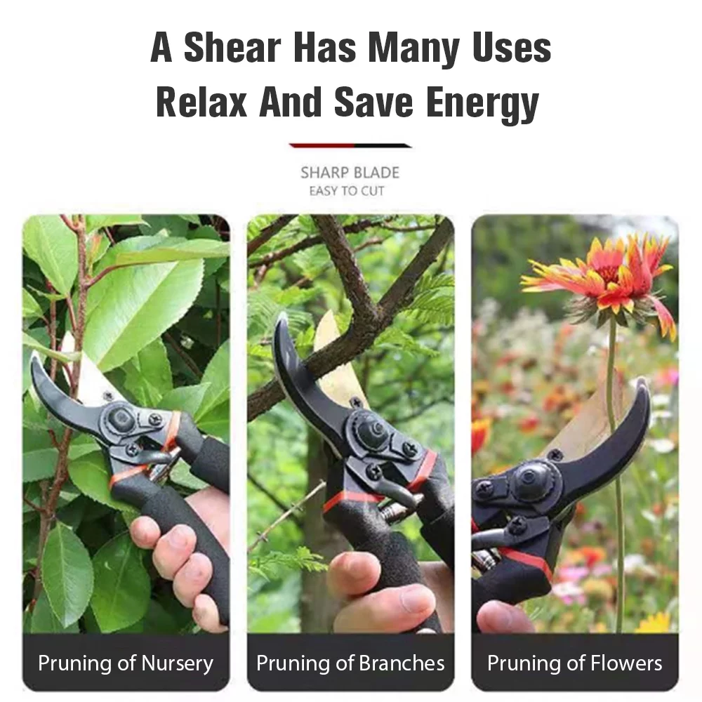 Garden scissors,Purpose Nursery Branches Nursery Branches Flowers Fruit Shears Purpose Shears Purpose Nursery Thick Branch Fruit Thickened Steel Thick Steel Thick Branch Aid Rope Fall