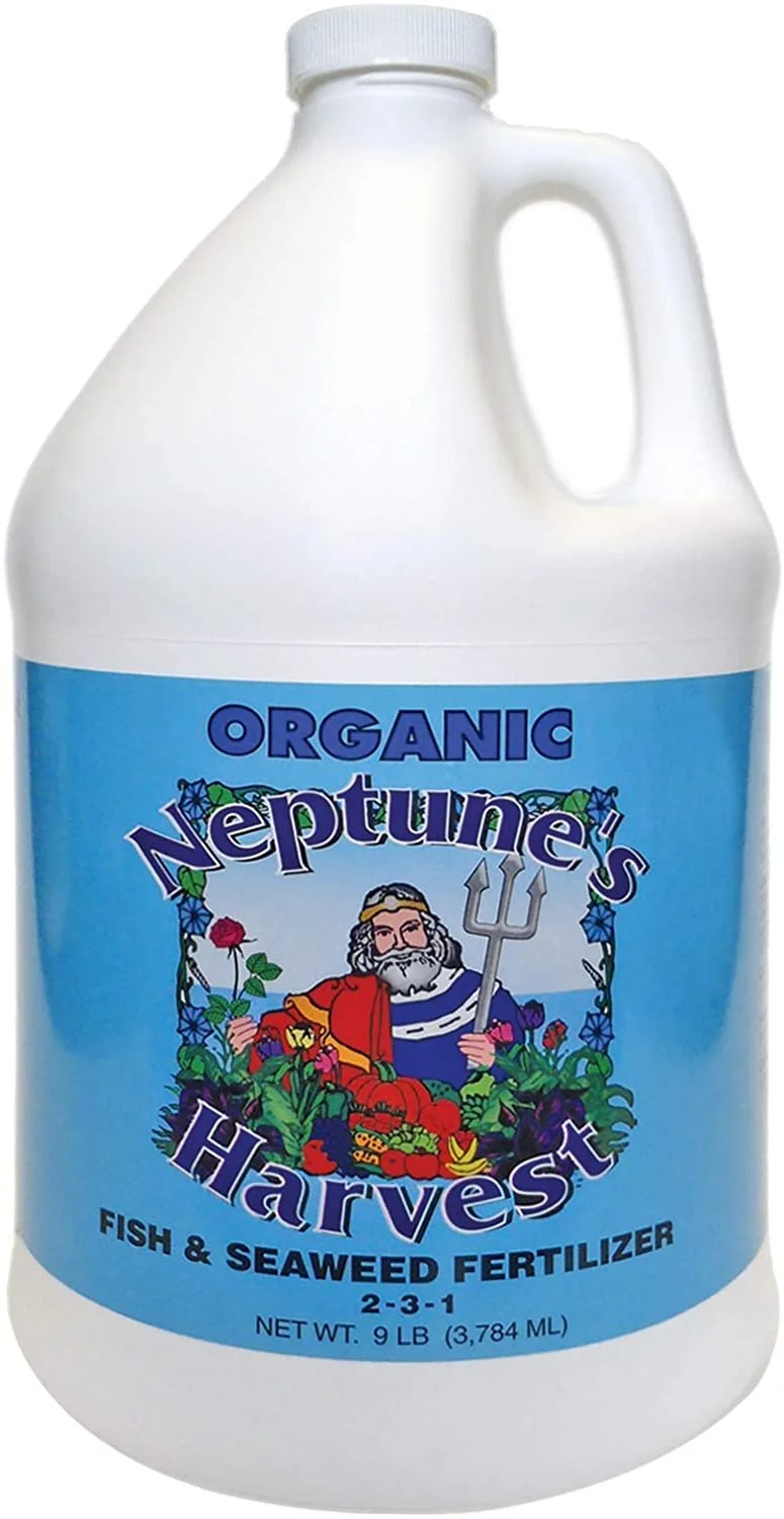 Neptune's Harvest Organic 2-3-1 Fish and Seaweed Fertilizer, 1 Gallon