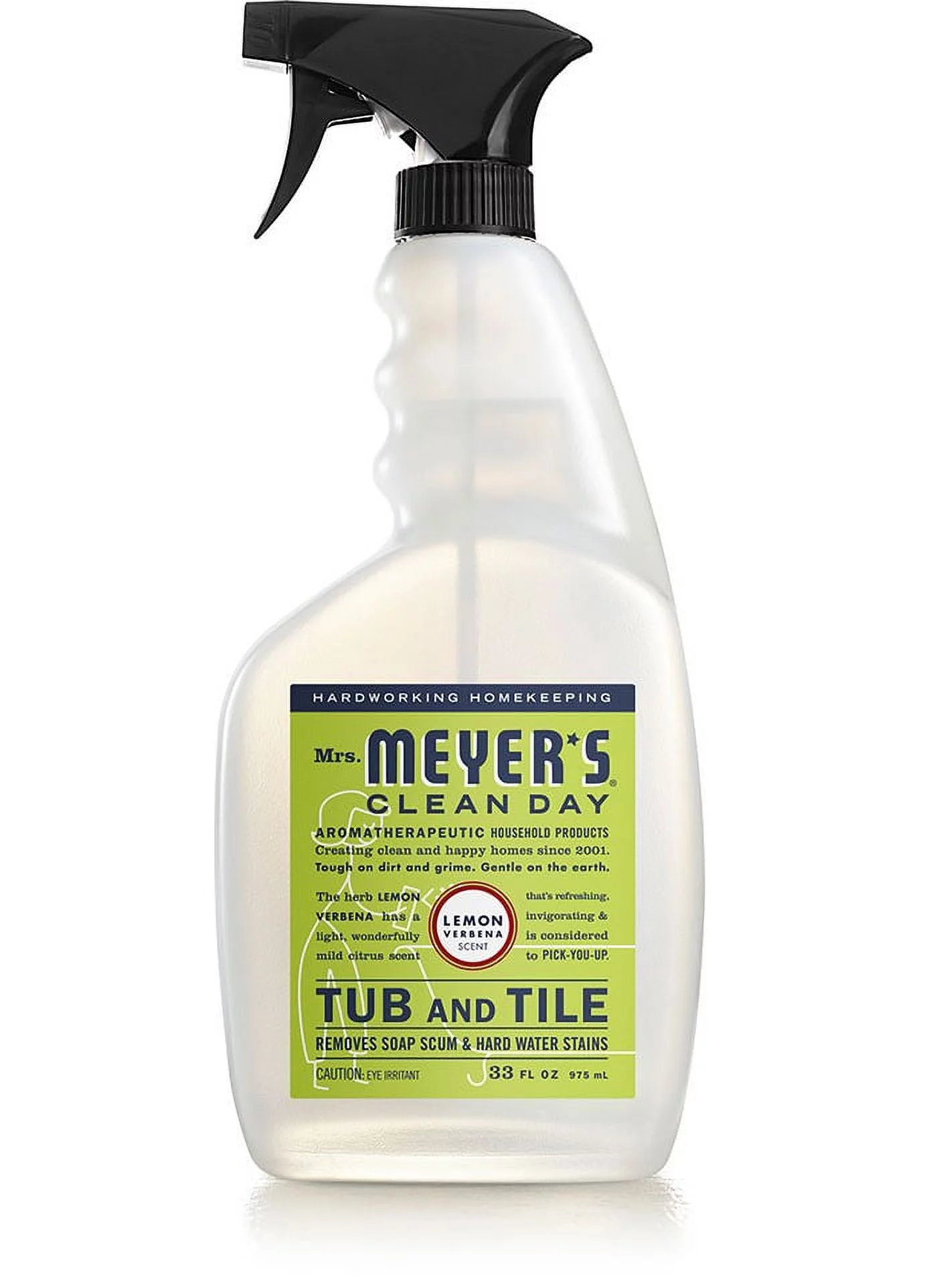 Mrs Meyer's Clean Day 12168 Foaming Trigger Tub & Tile Cleaner, Lemon Verbena, Each
