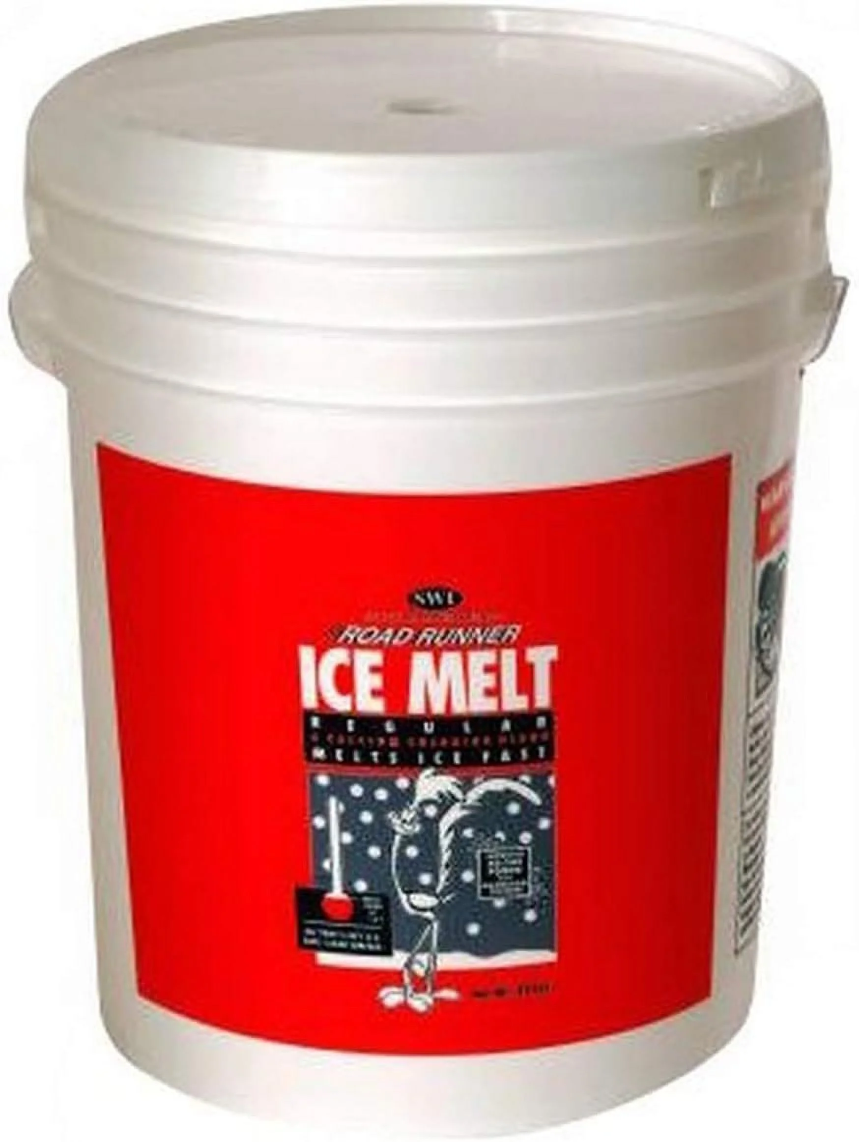 Road Runner Ice and Snow Melt Fast Acting Scotwood Industries Pail, 2 Pails of 50 Lbs Total 100 Lbs