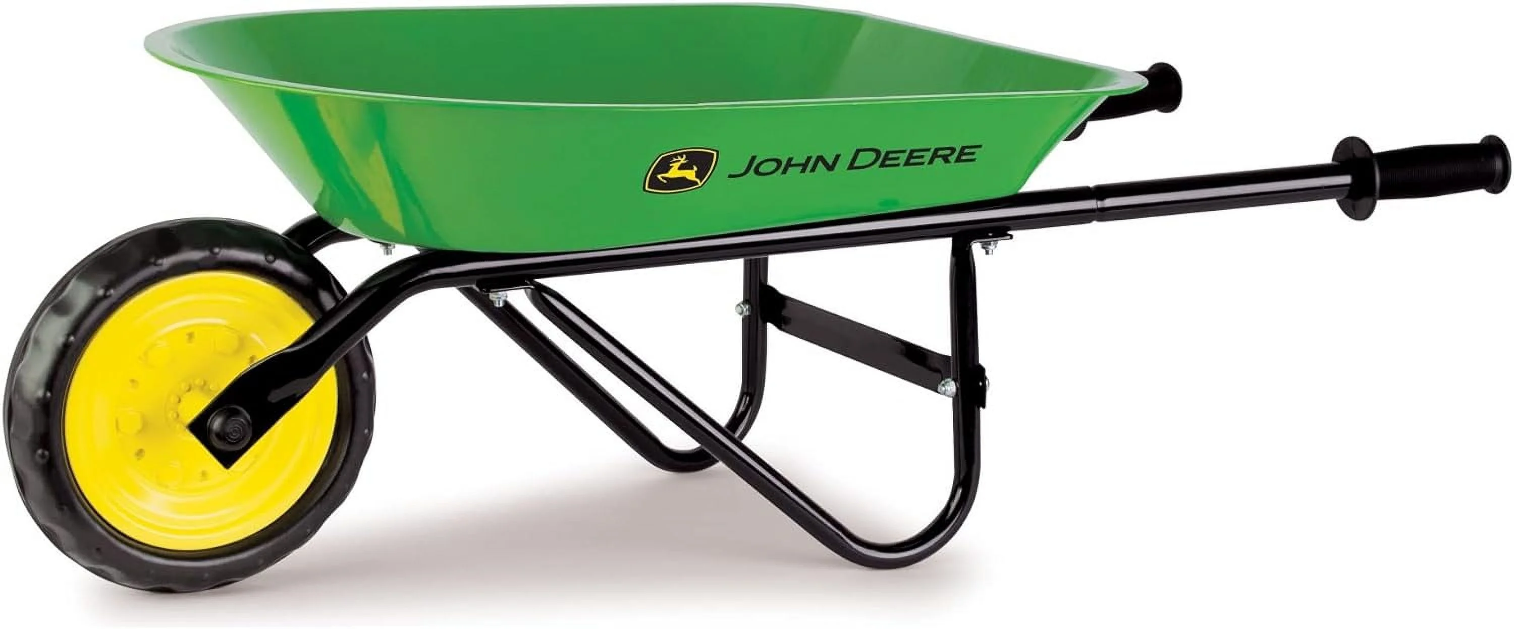 Kids Wheelbarrow - 34 Inch - Kids Gardening Tools - John Deere Toys - Ages 2 Years and Up