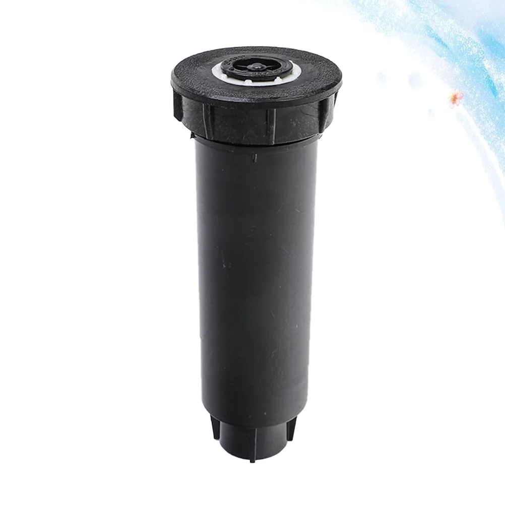 1PC Automatic Lift Type Spray-head Simulated  Underground Spray Nozzle Lawn Greening Sprinkler Controllable Angle Irrigation Sprayer for Lawn Garden Use (Black)