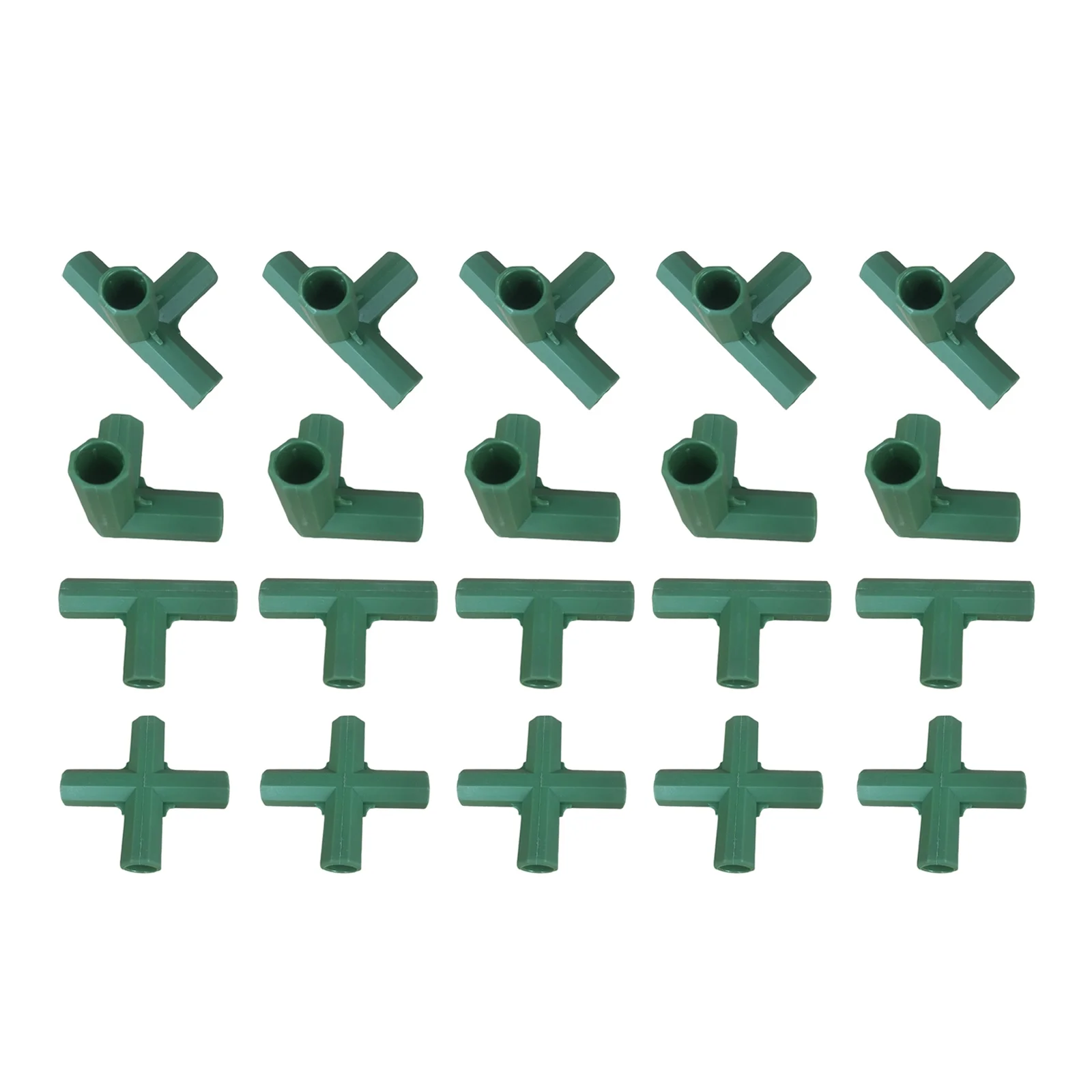 20x Durable 11mm Greenhouse Joints Building Fittings for Plant Stands Joints