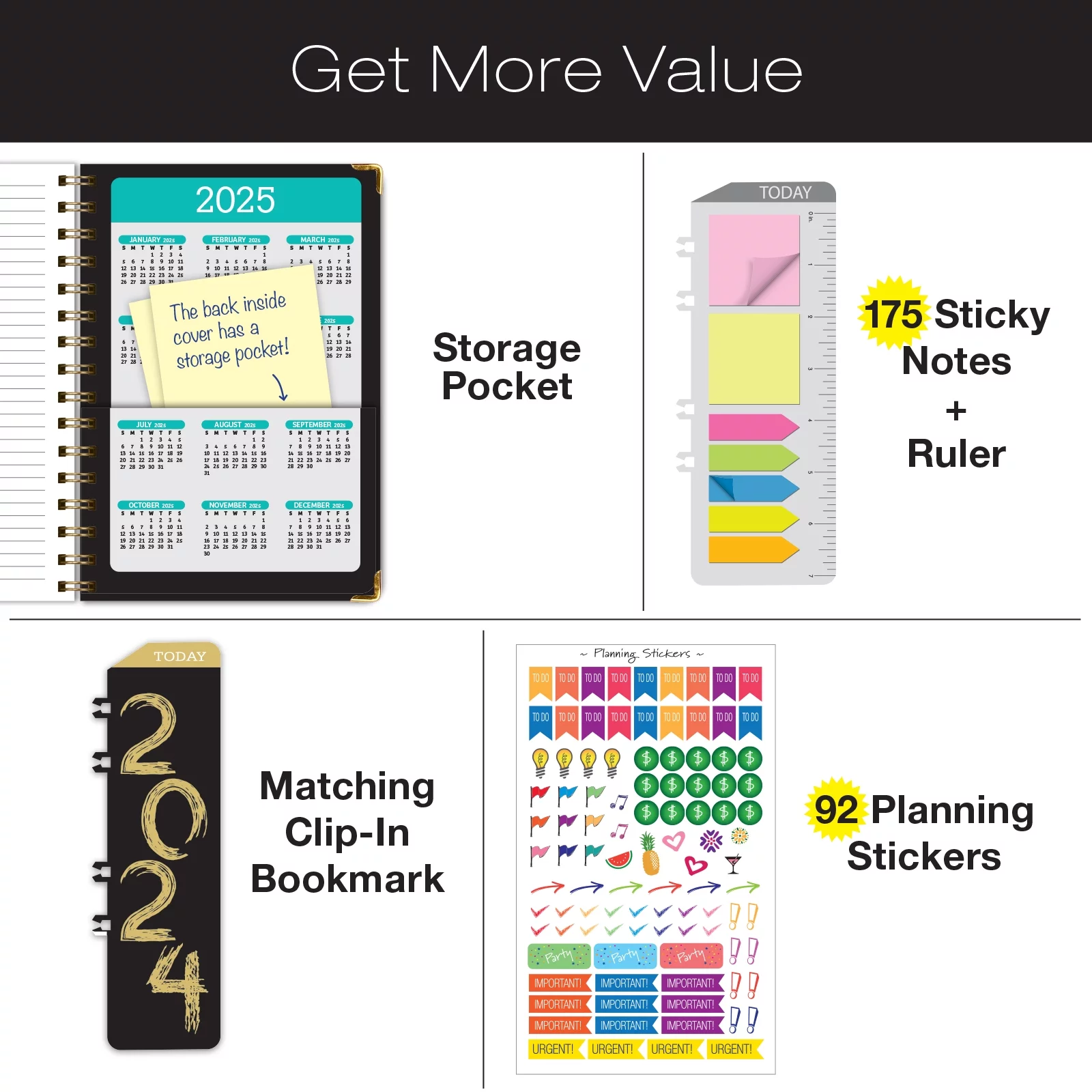 Hardcover CY 2024 Fashion Planner - 5.5