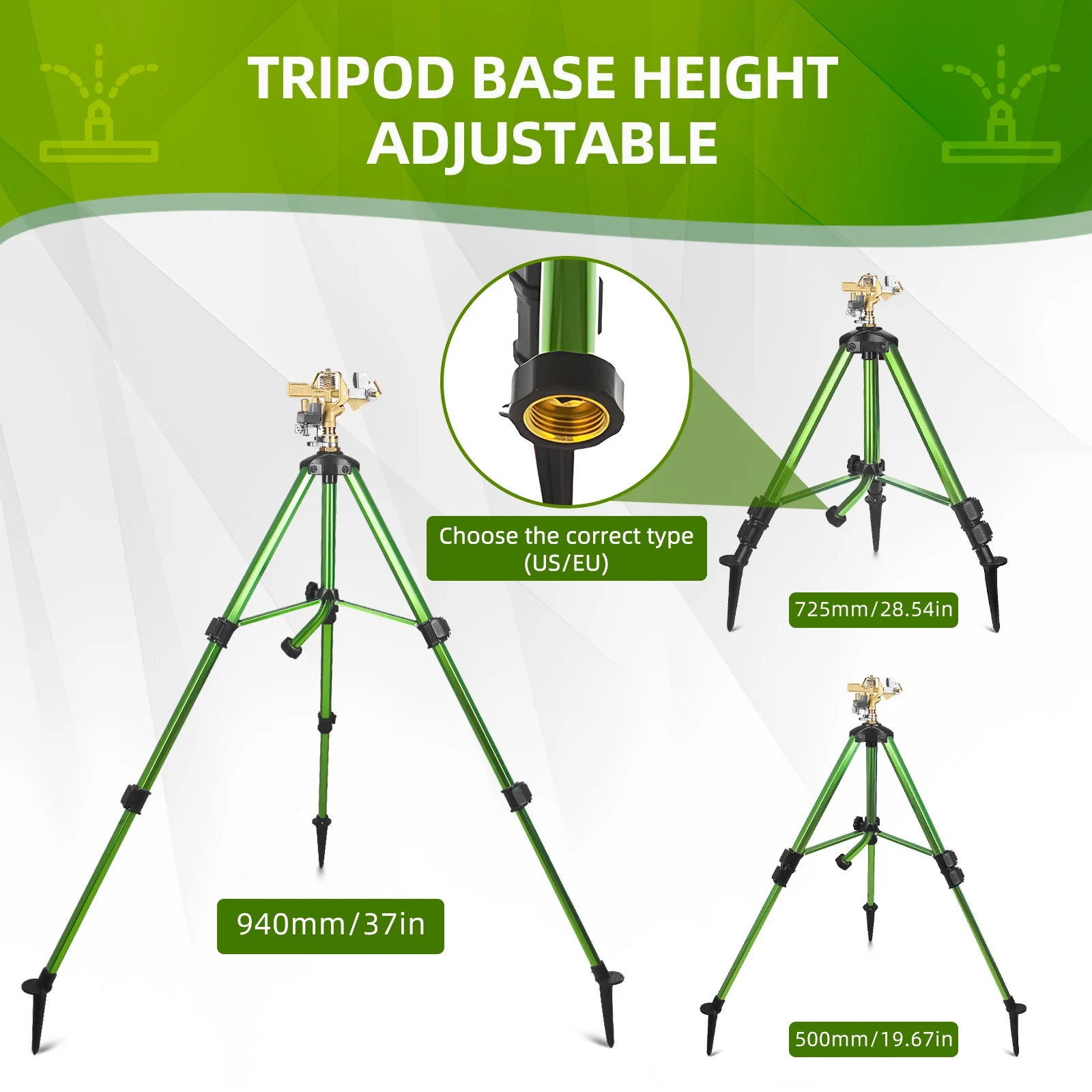 Sprayer,And Zinc Alloy Area Sprinkler Nozzle Sprinkler On Heavy Alloy 3/4 Inch Water Lawn Sprinkler Area Duty Lawn Sprinkler Zinc Alloy 3/4 On Heavy Duty Inch Flip Locks Heavy Duty Lawn