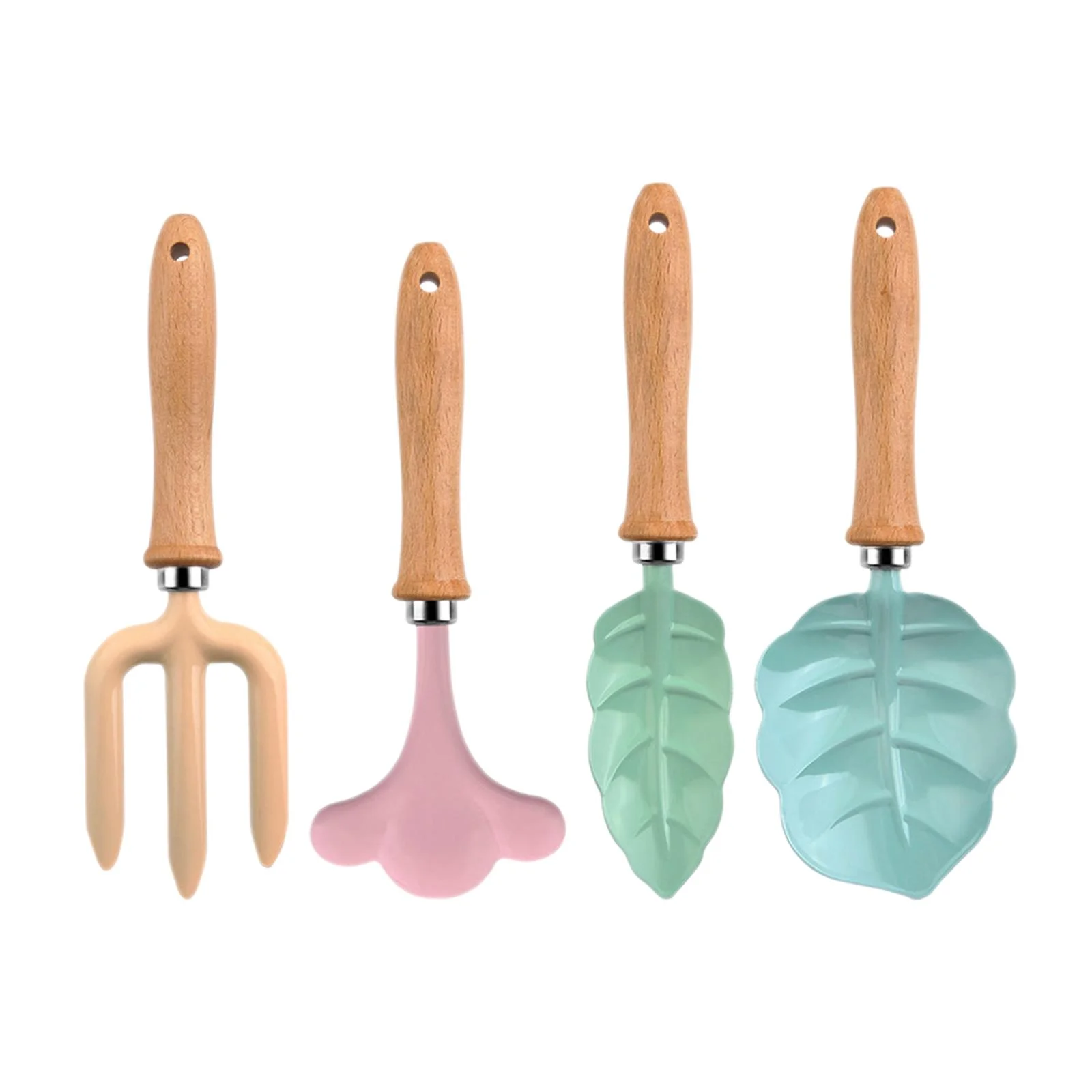 Miulika Kids Gardening Tools Set Hand Tool Outdoor Toys Compact, Portable, Small, Kids Garden Tools Beach Toys for Digging Loose Soil 4pcs