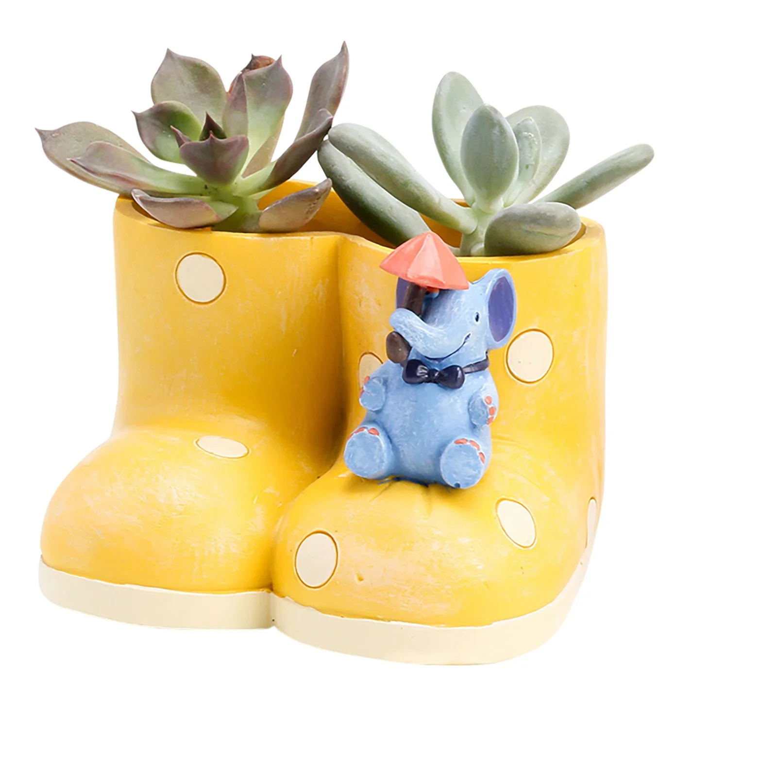 NLLSHGJ Elephant Flower Pots Planters Environmental Protection Potted Pot Personalized