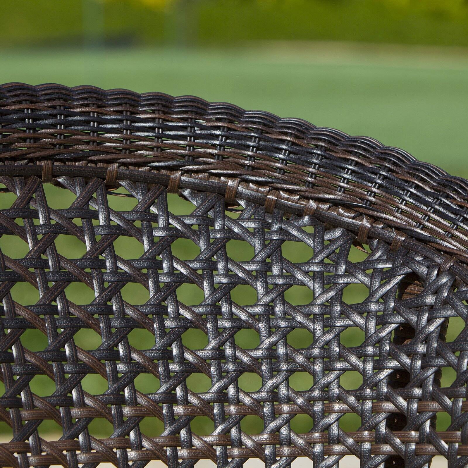 All-Weather Wicker Patio Dining Set - Set of 4