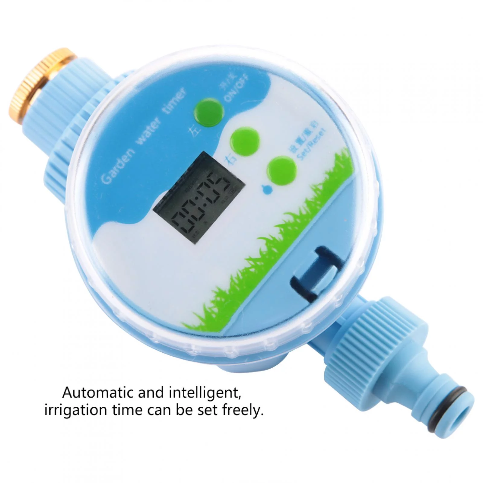 ZPSHYD Garden Irrigation Timer, Electronic 360° Rotating Automatic Garden Irrigation Timer Intelligent Flowers Watering Control