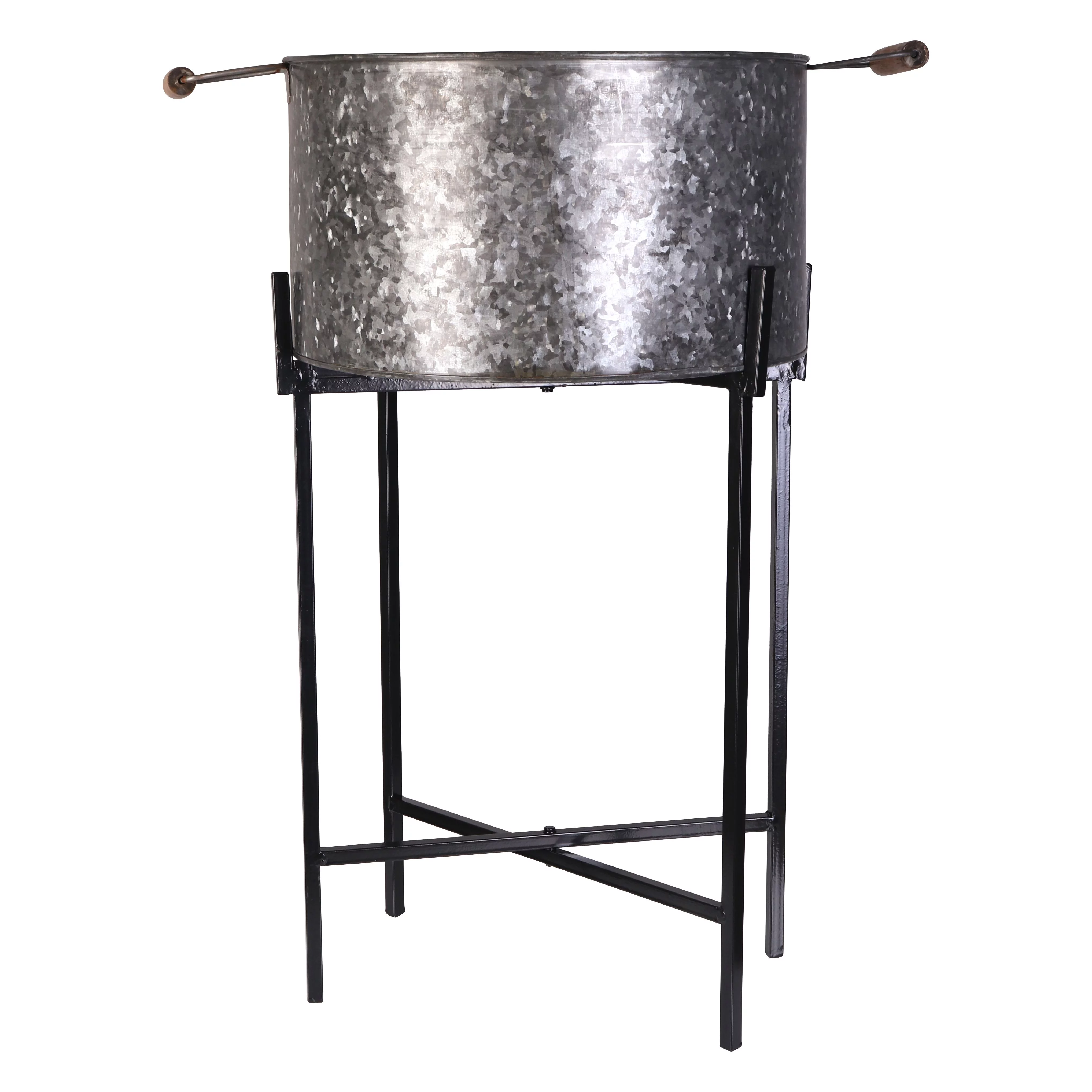 Gibson Large Metal Pot Planter