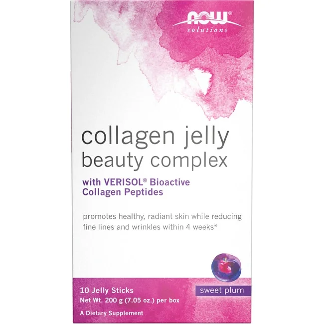 NOW Foods Collagen Jelly Beauty Complex - Sweet Plum 10 Ct