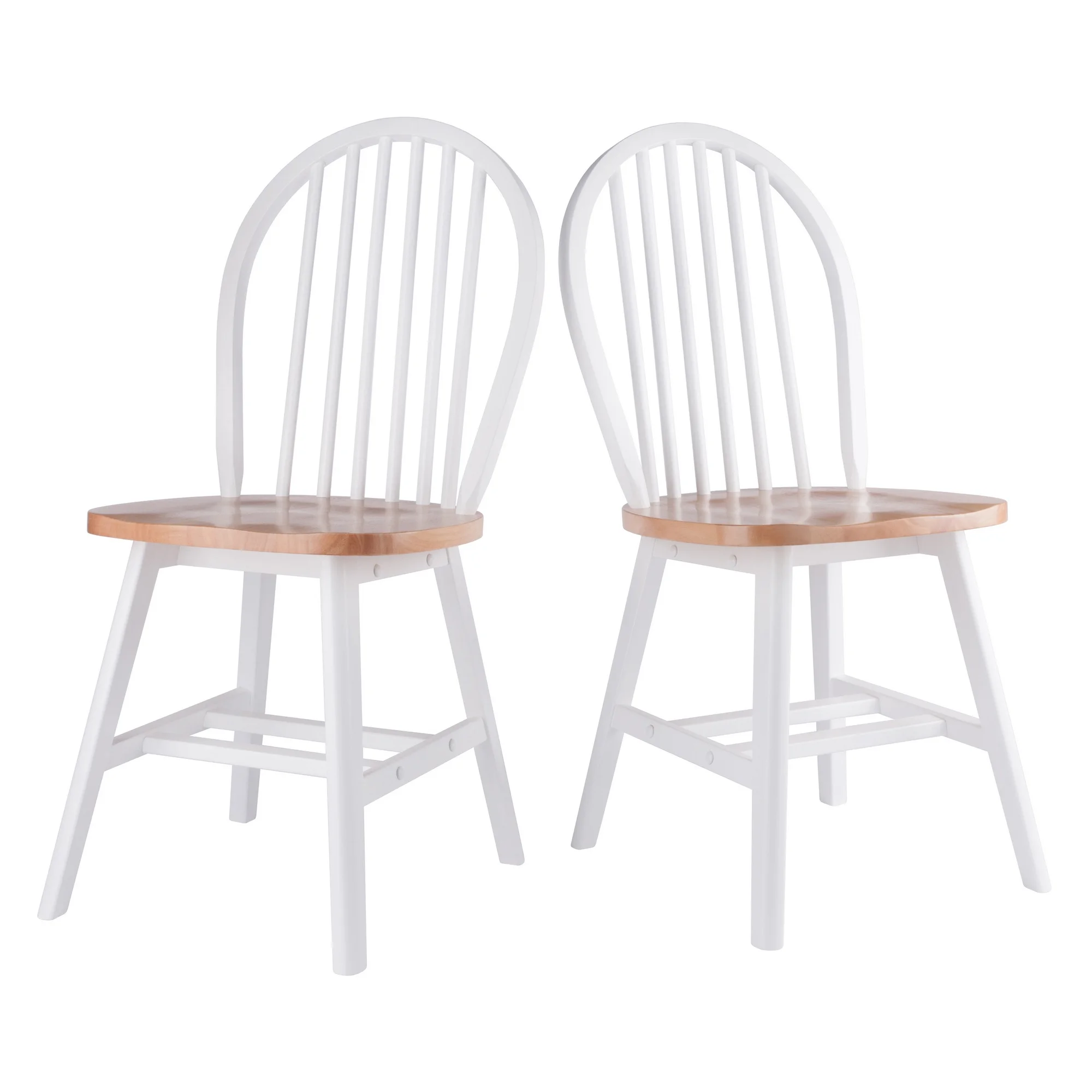 Winsome 2-Piece Chair Set - Natural White - 33.07 - Timeless Elegance & Durability